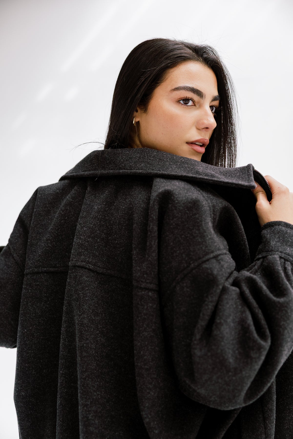 Daily Bomber Jacket in Charcoal