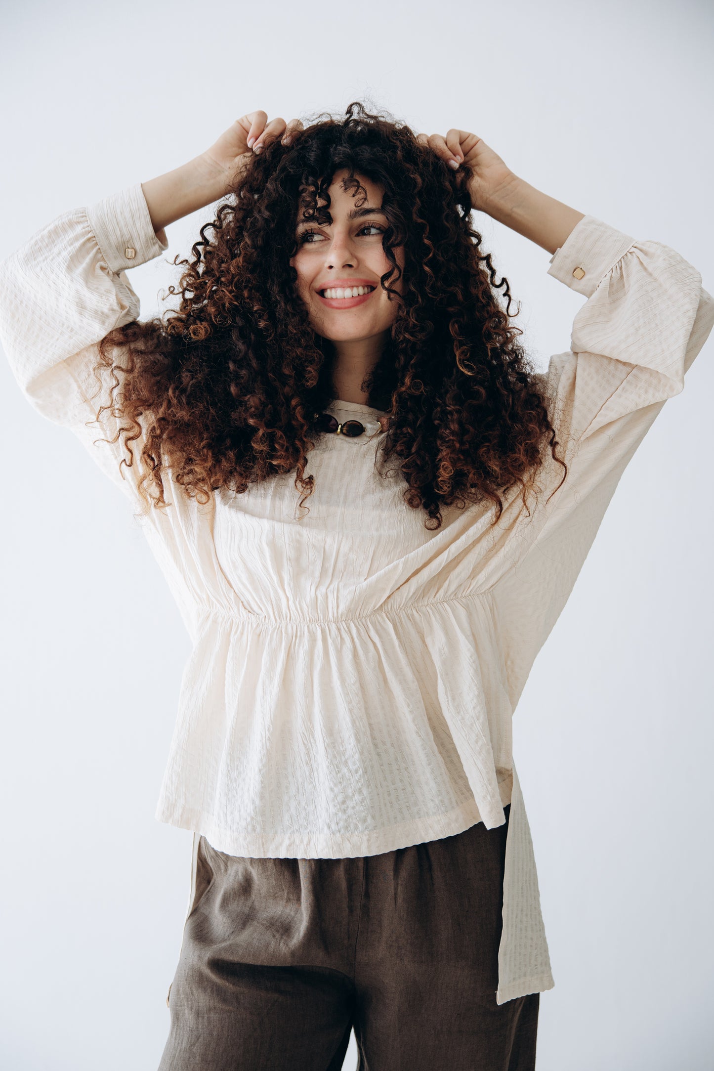 Willow Blouse in Cream