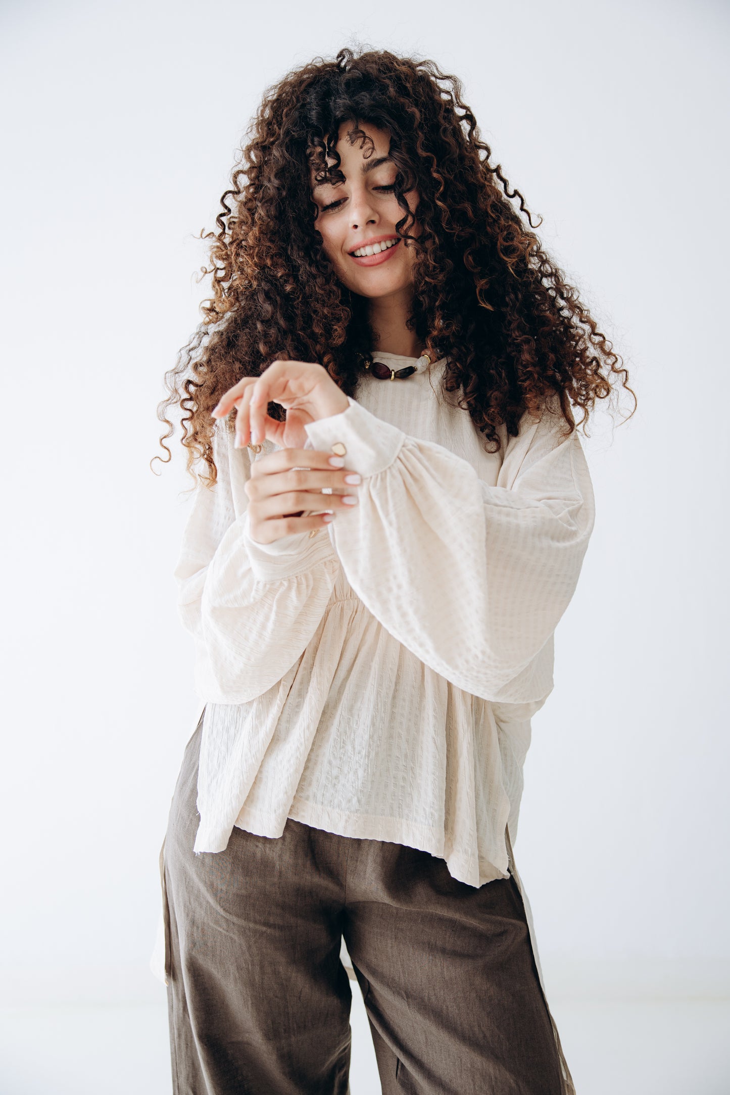 Willow Blouse in Cream