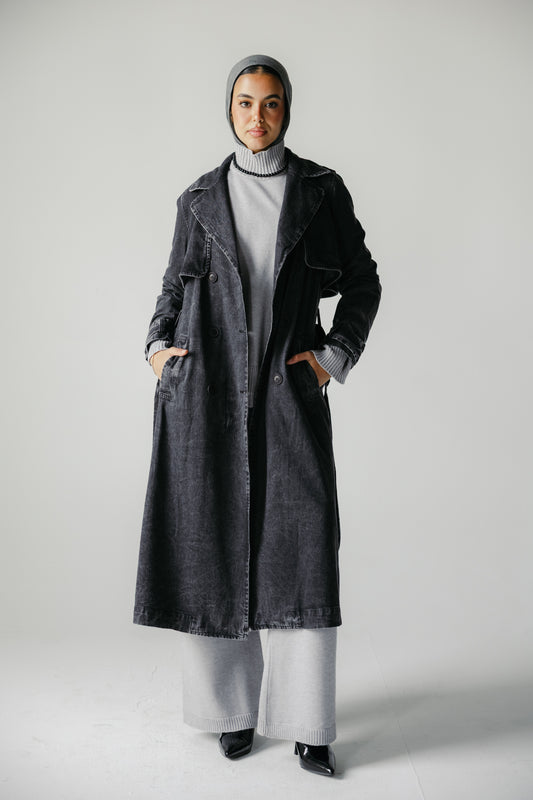 The Easy Days Denim Trench