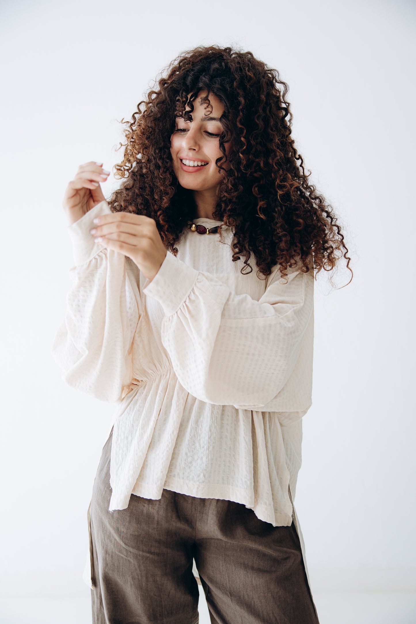 Willow Blouse in Cream