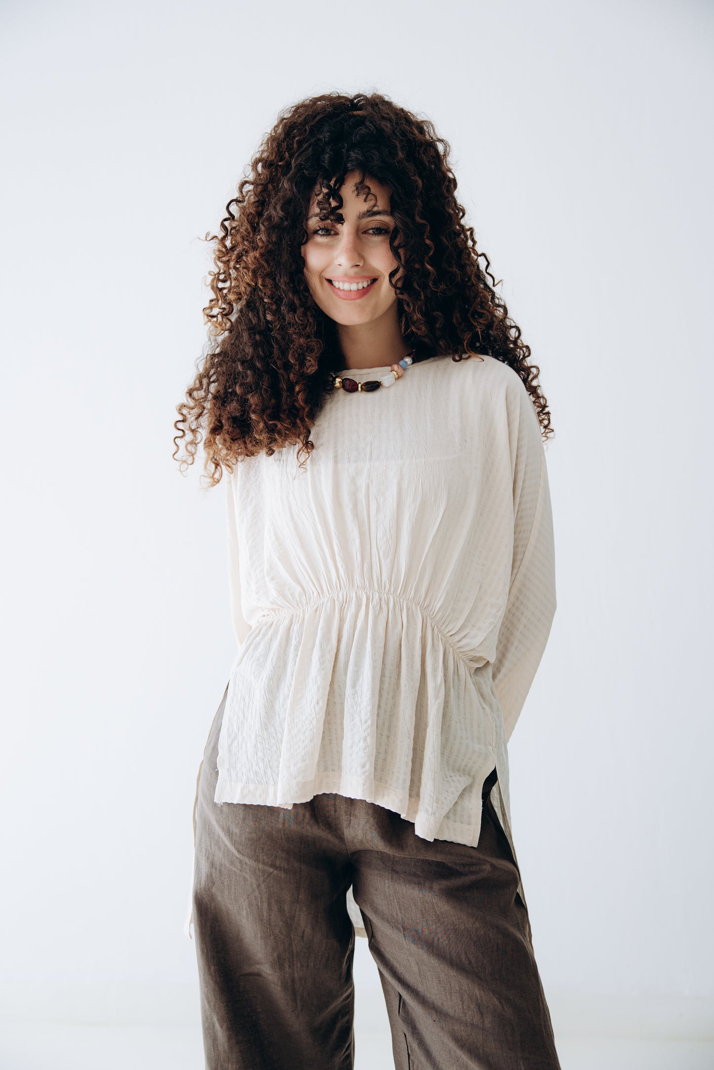 Willow Blouse in Cream