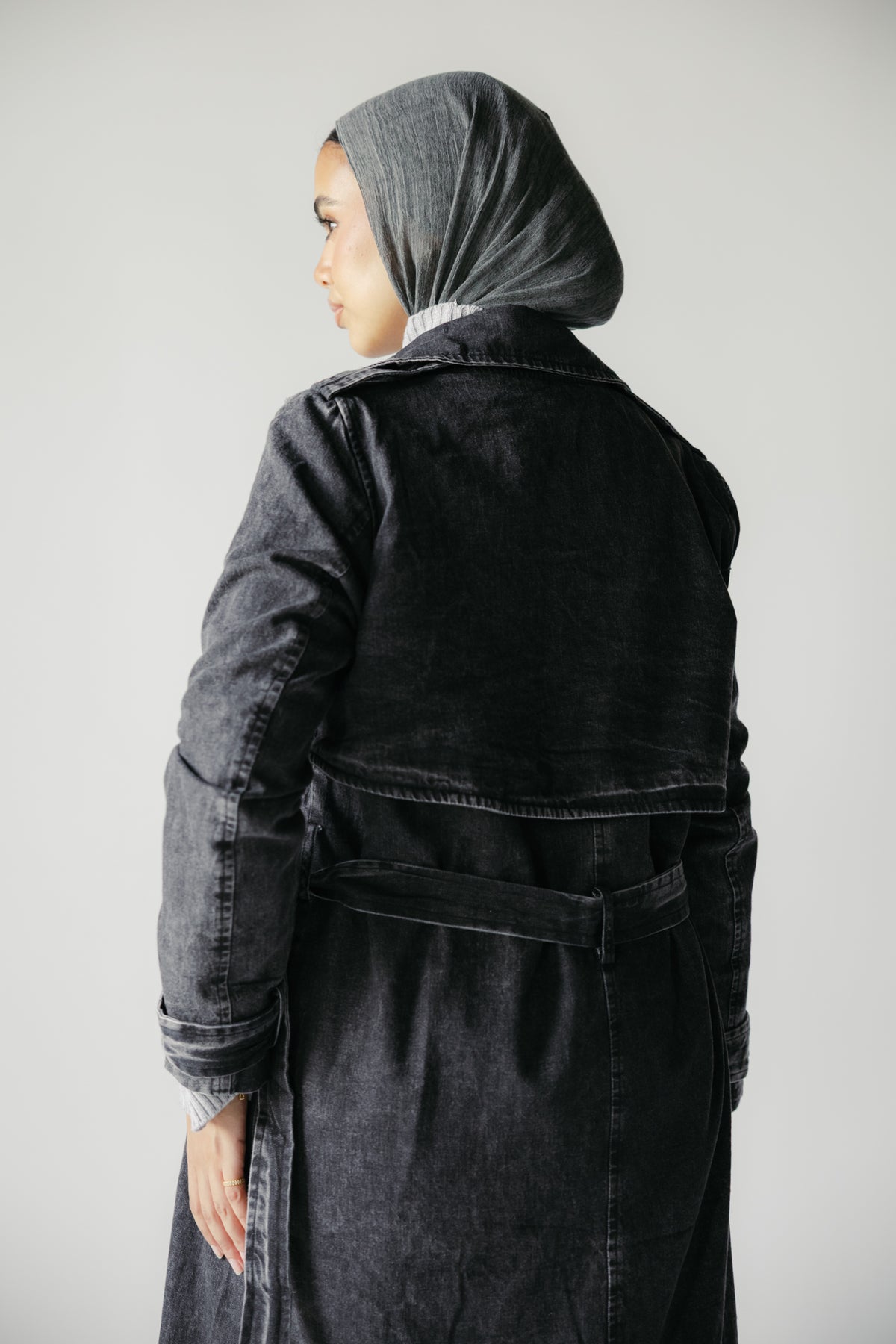 The Easy Days Denim Trench