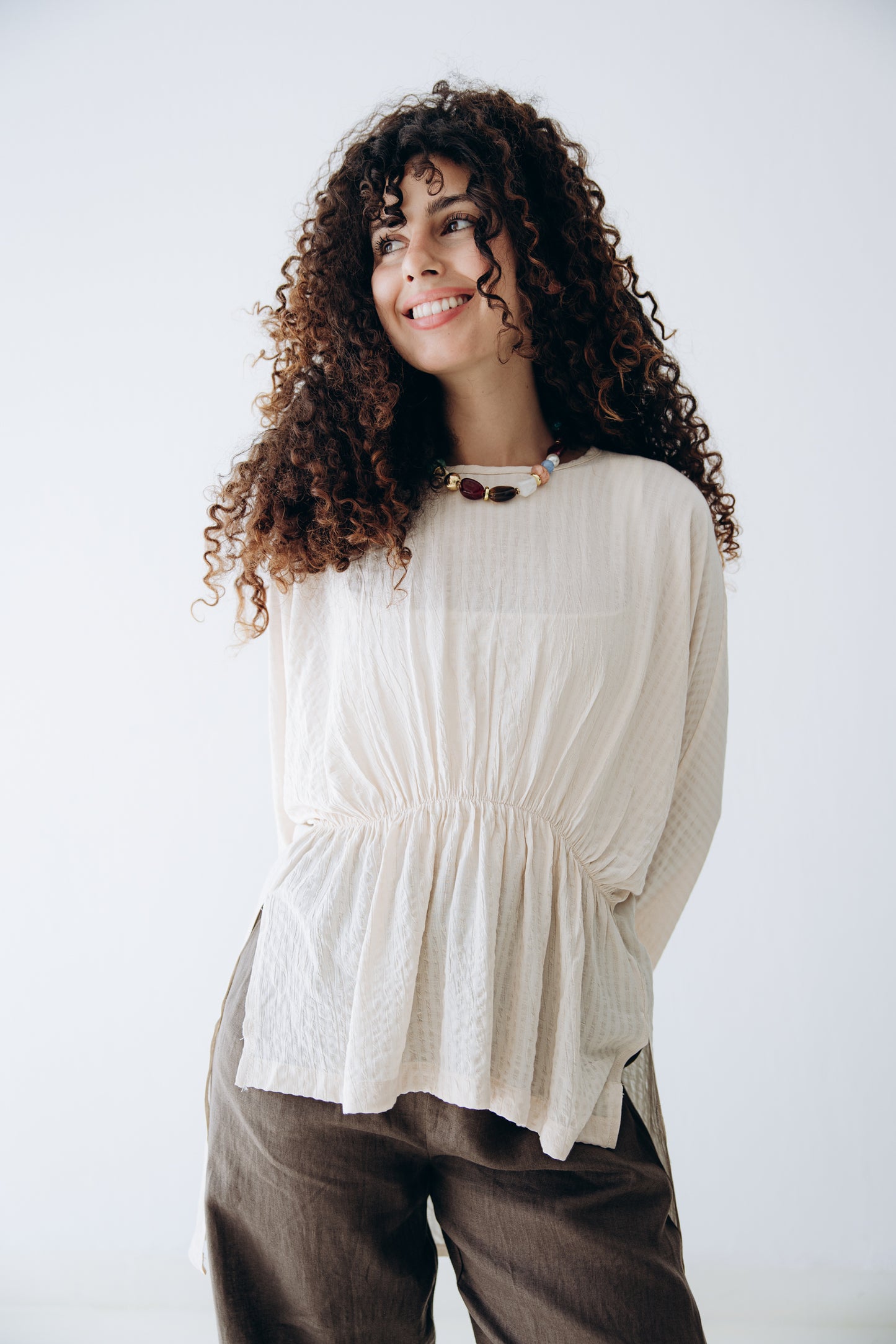Willow Blouse in Cream