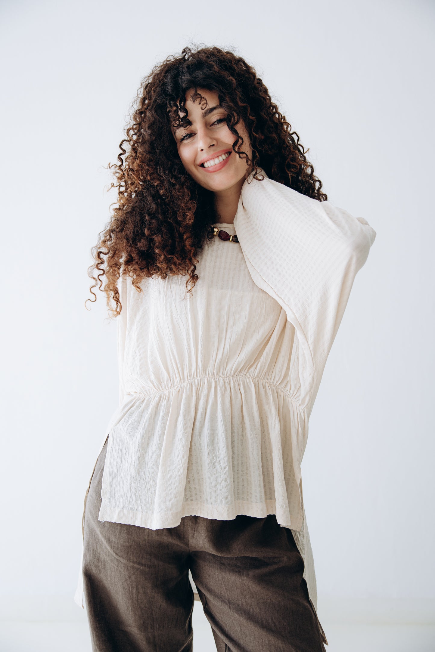 Willow Blouse in Cream
