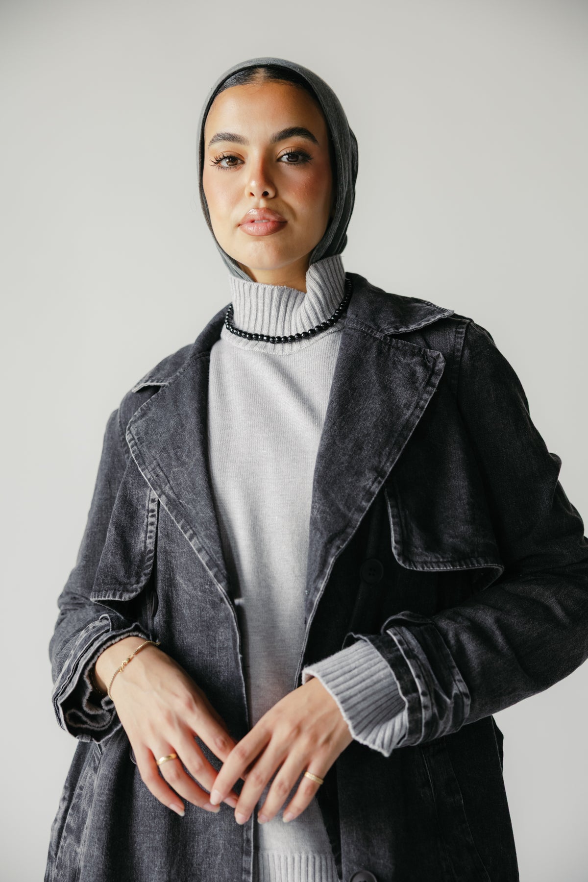 The Easy Days Denim Trench