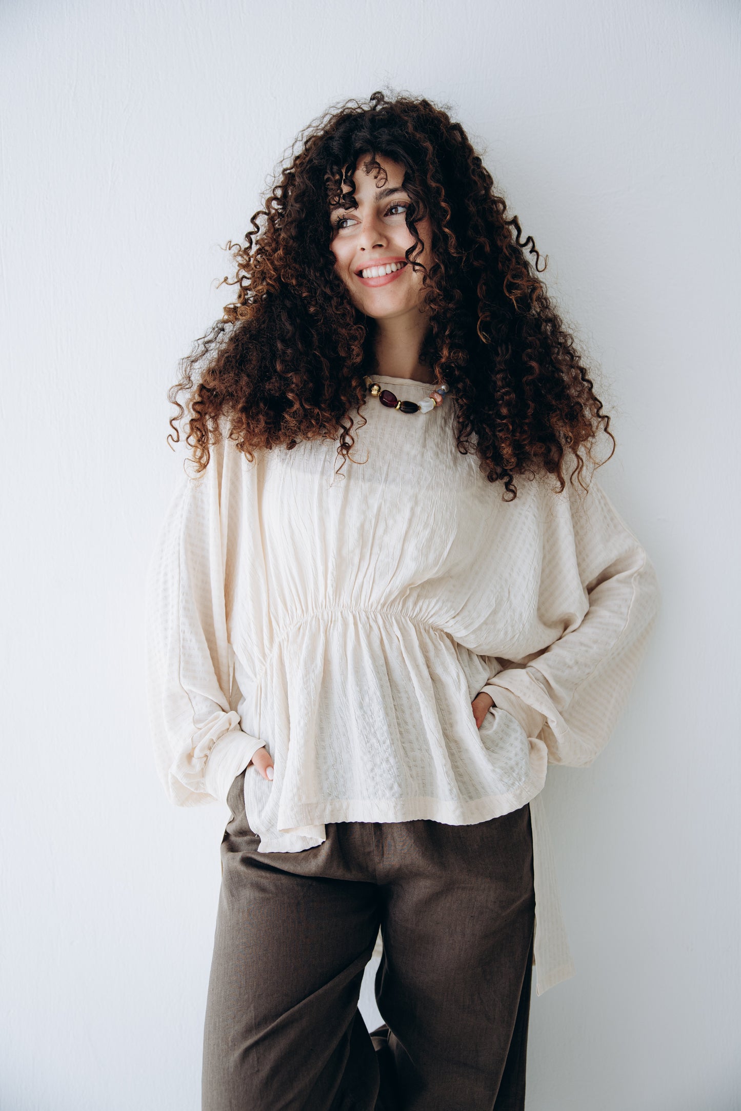 Willow Blouse in Cream