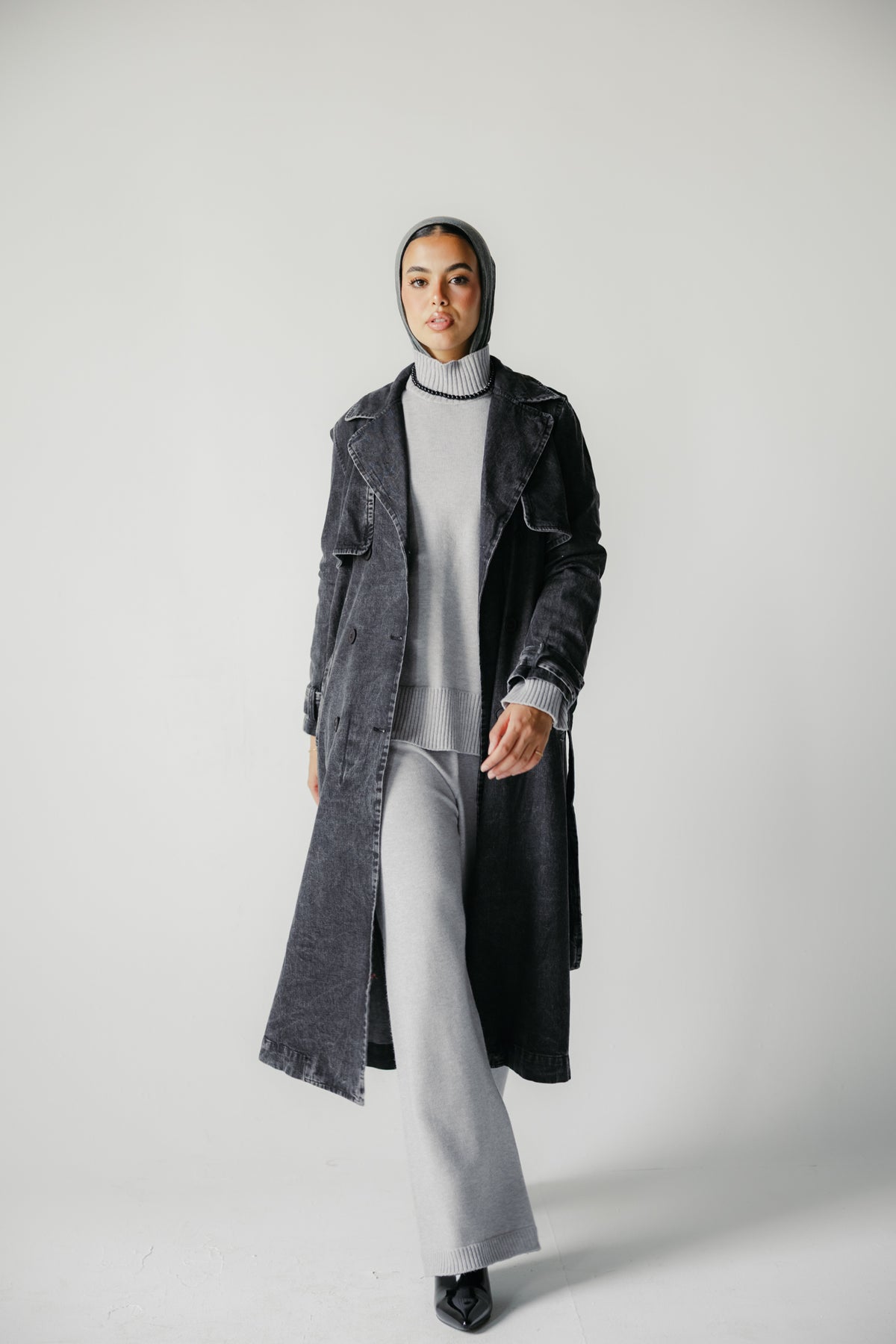 The Easy Days Denim Trench