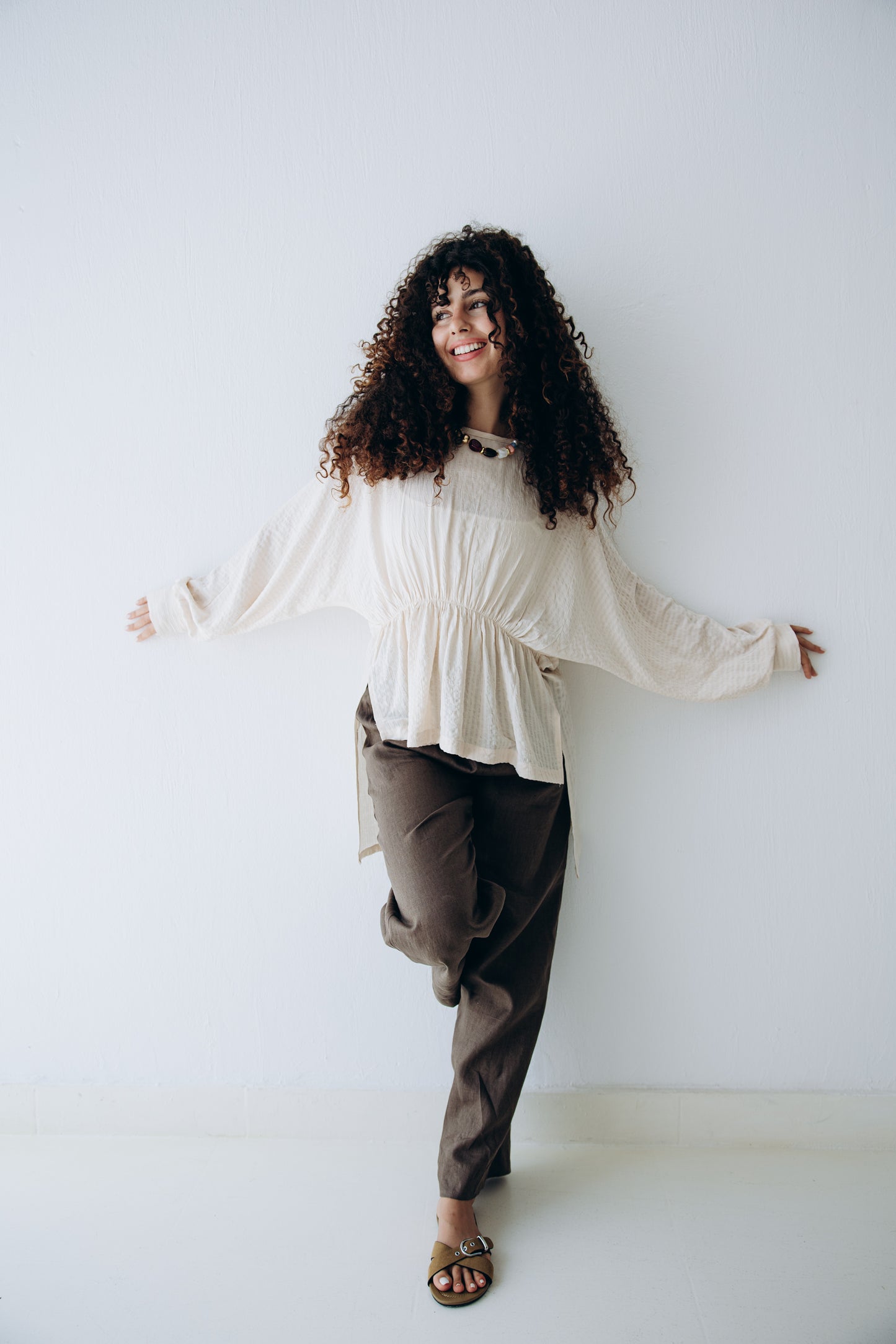 Willow Blouse in Cream