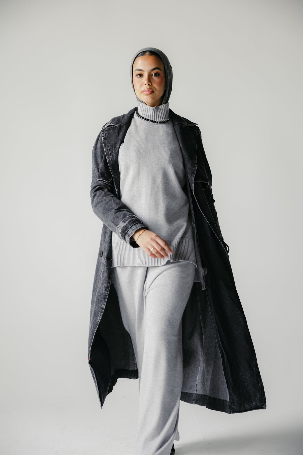 The Easy Days Denim Trench
