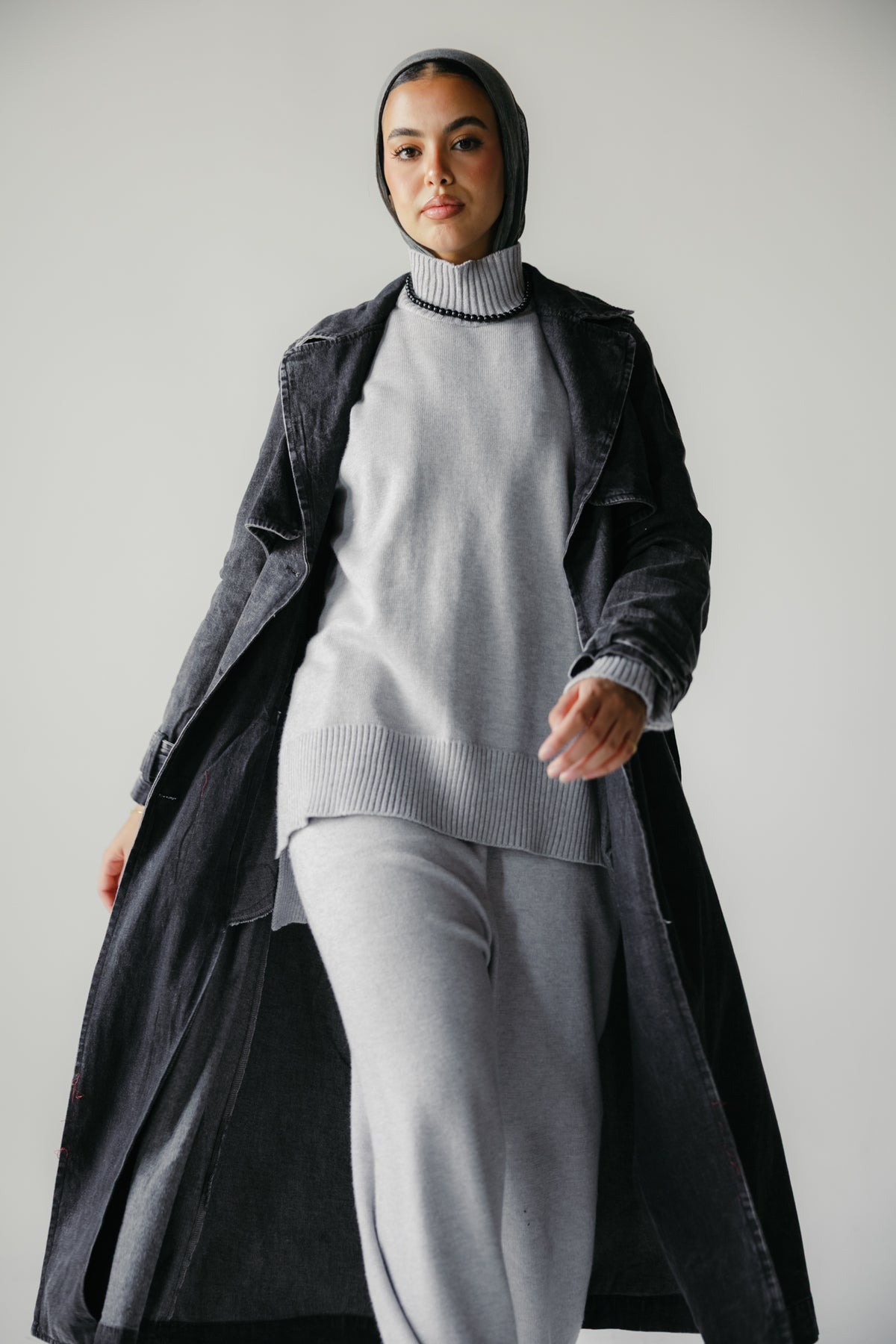 The Easy Days Denim Trench