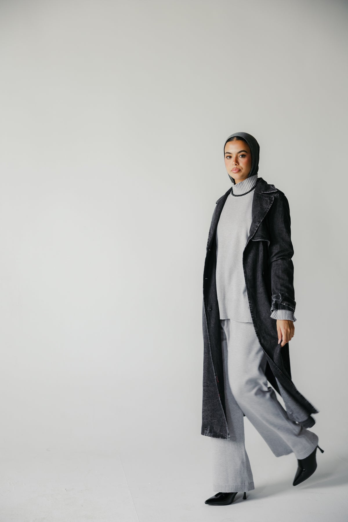 The Easy Days Denim Trench