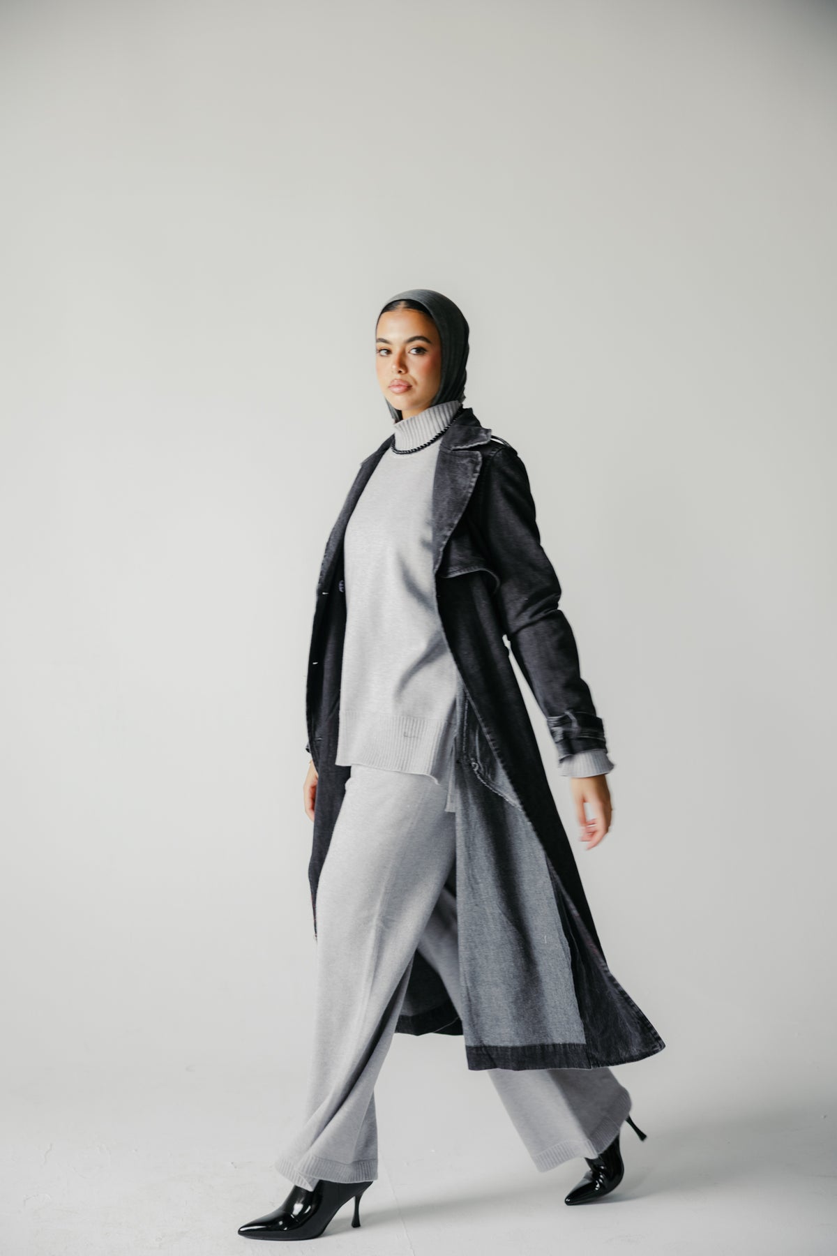 The Easy Days Denim Trench