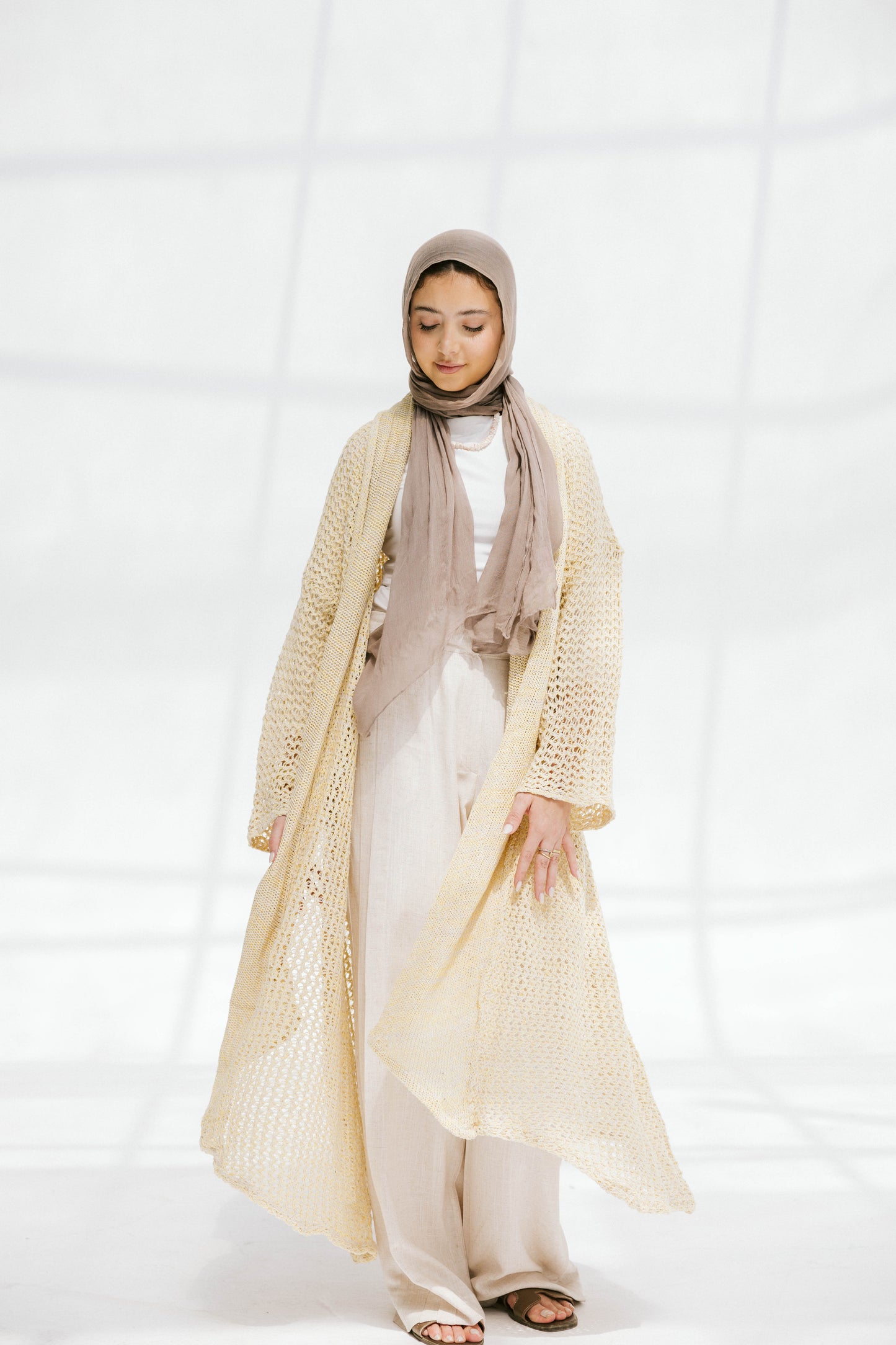 The Haze Cardigan in Corn