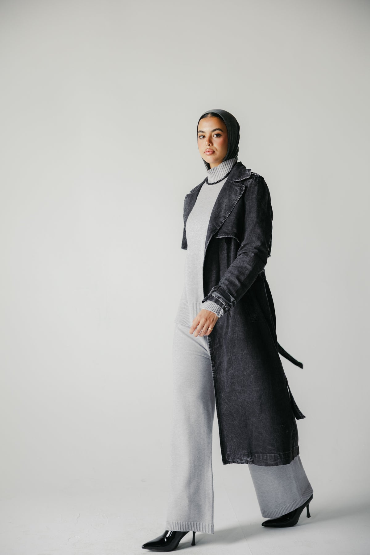 The Easy Days Denim Trench