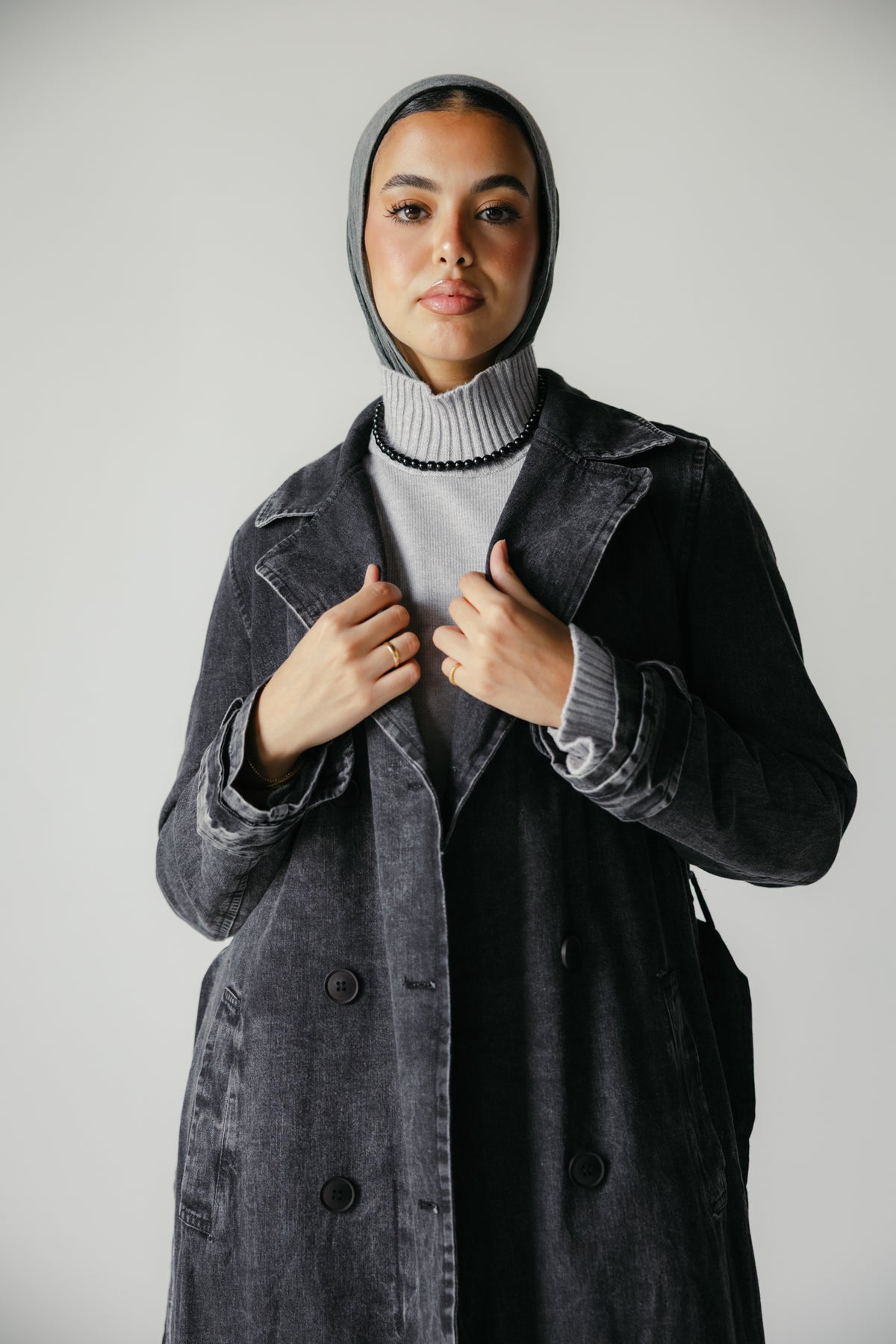 The Easy Days Denim Trench