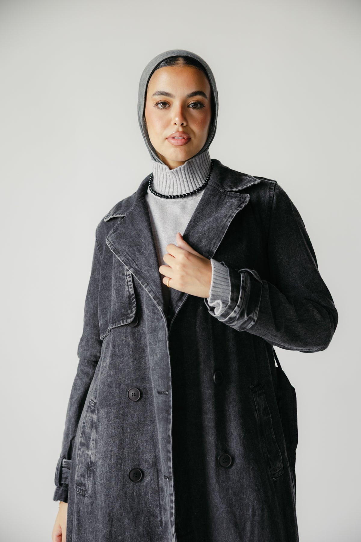 The Easy Days Denim Trench