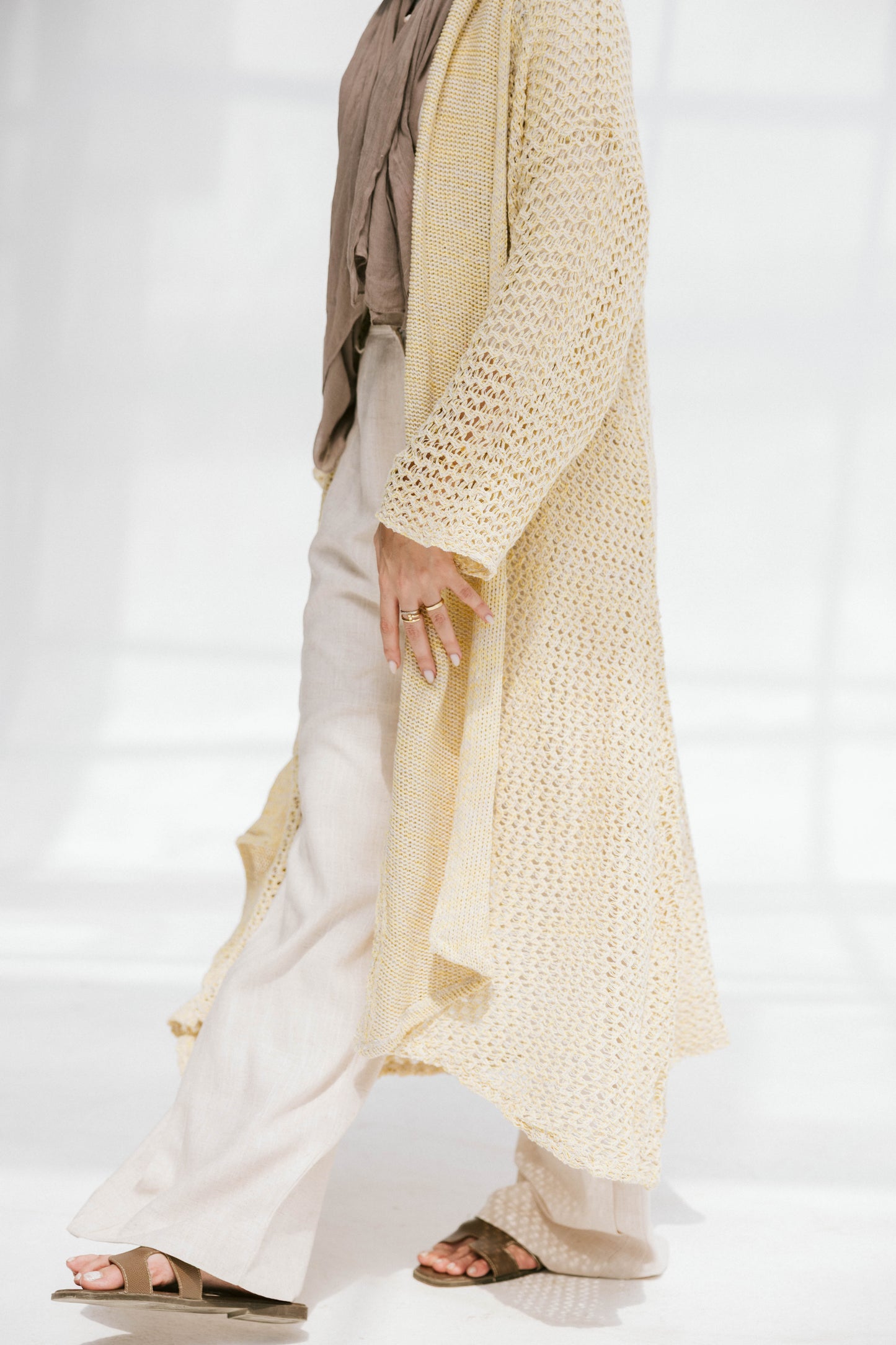 The Haze Cardigan in Corn