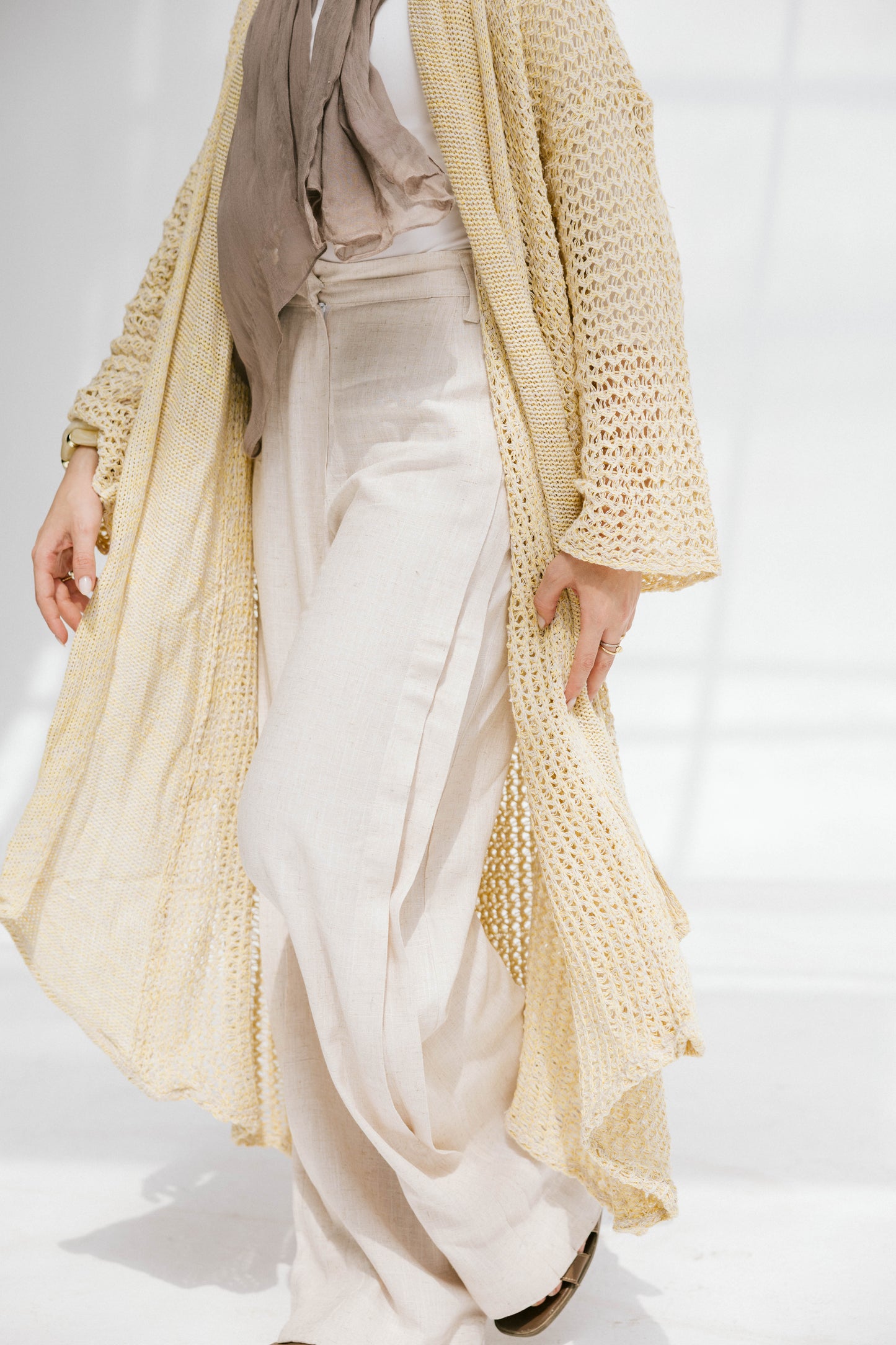 The Haze Cardigan in Corn