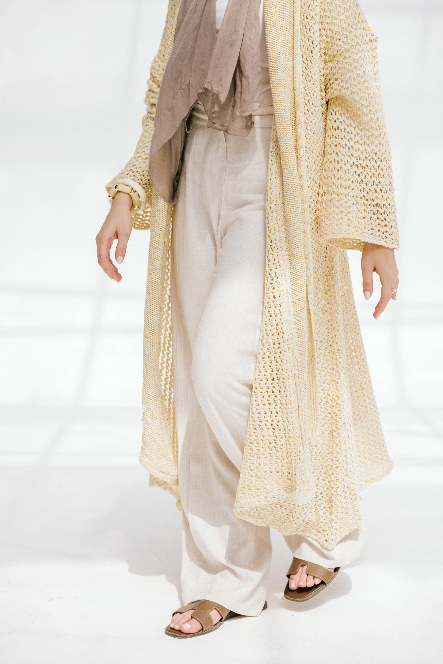 The Haze Cardigan in Corn