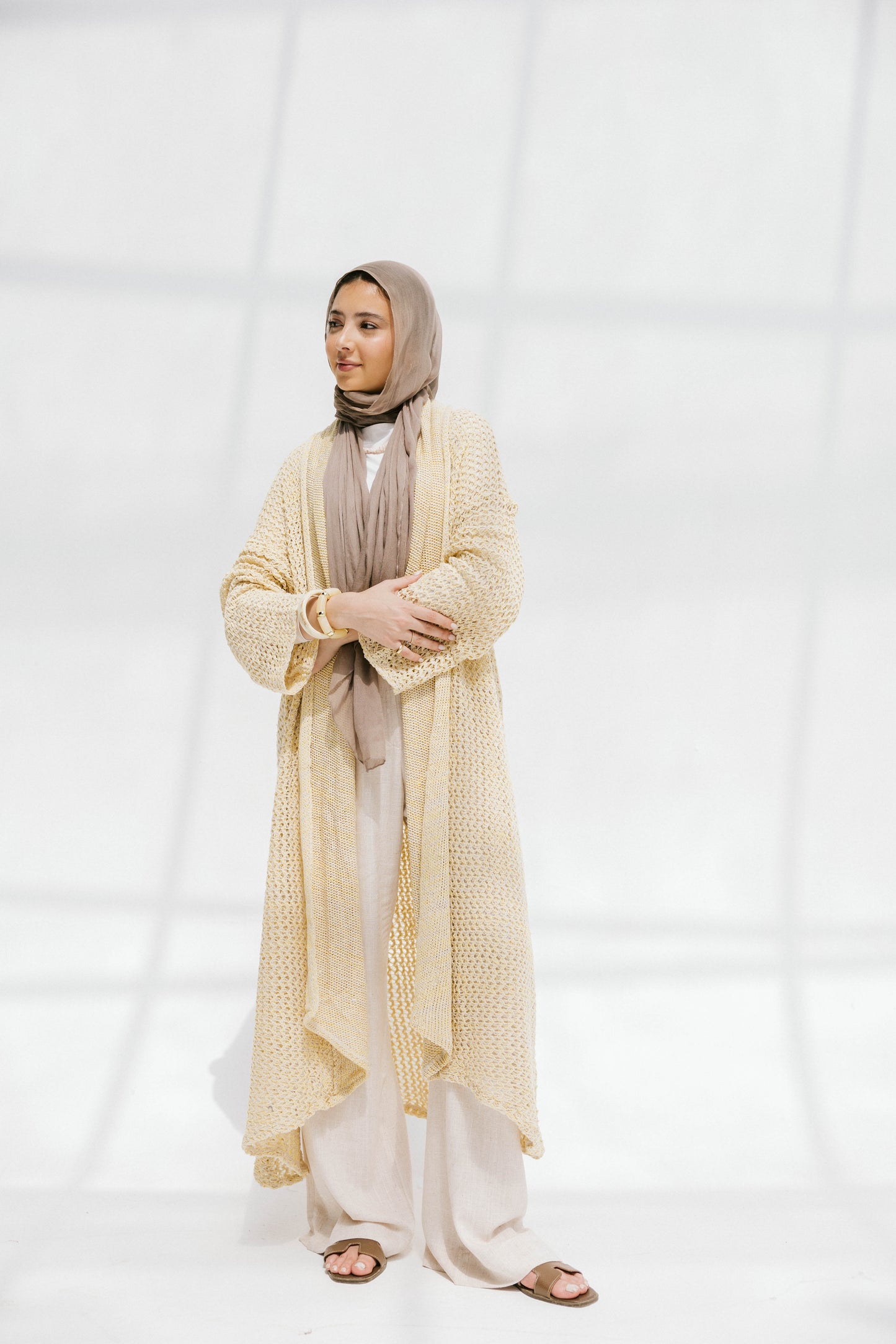 The Haze Cardigan in Corn