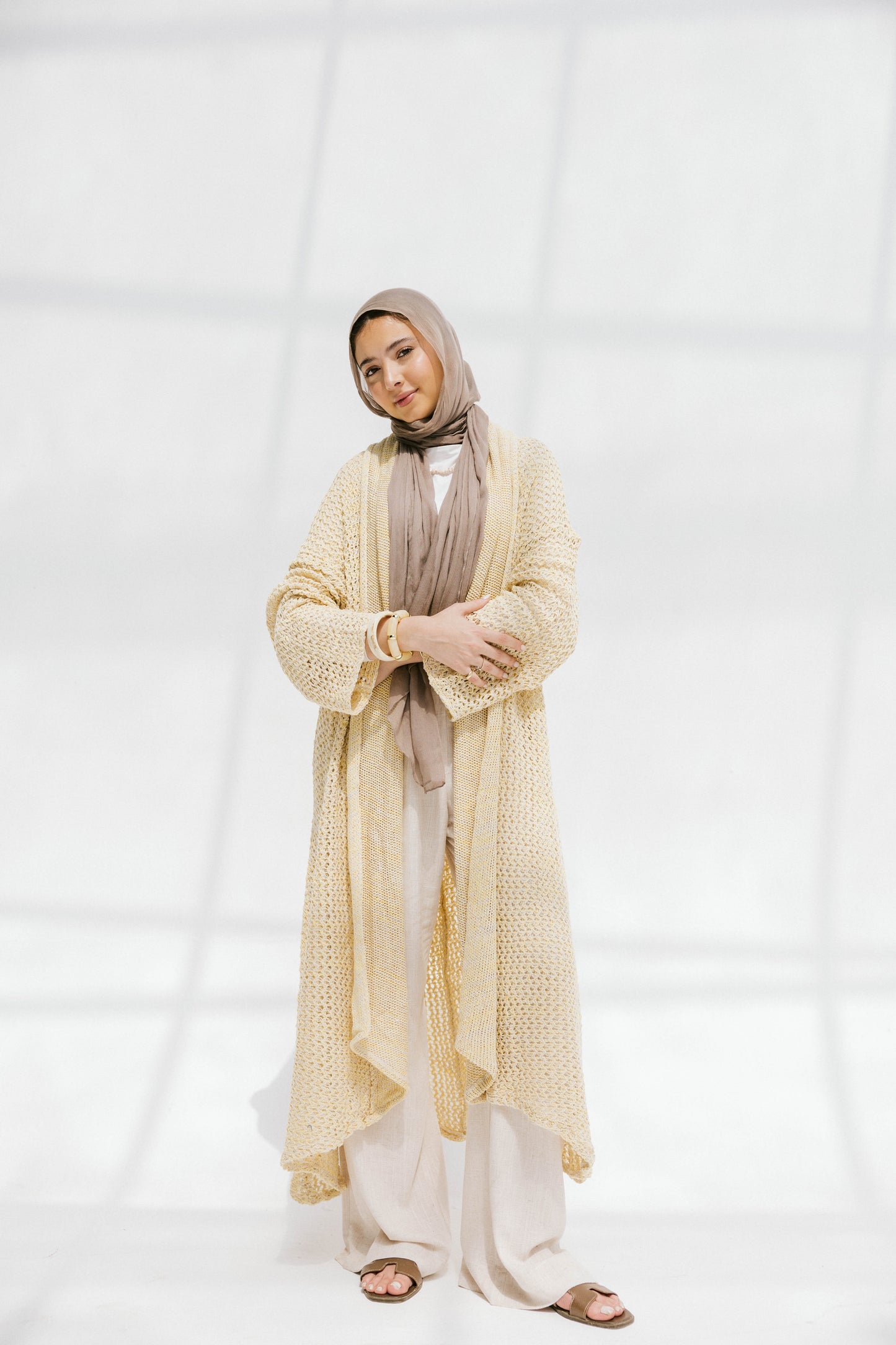 The Haze Cardigan in Corn