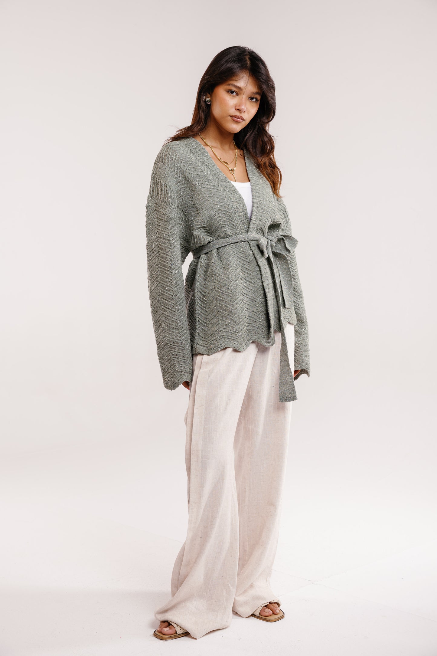 Rosalie Knit 2.0 Cardigan in Mint