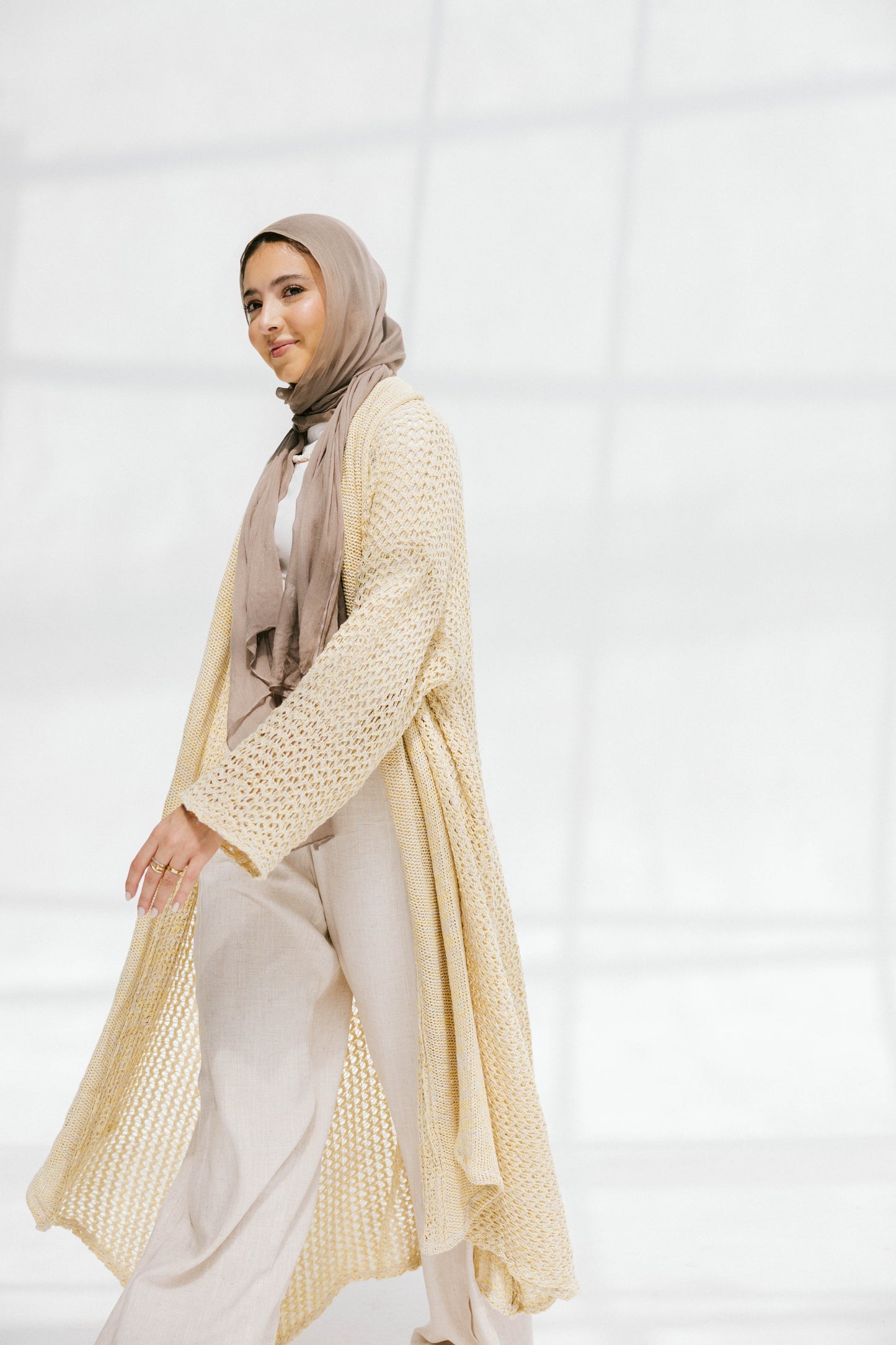 The Haze Cardigan in Corn