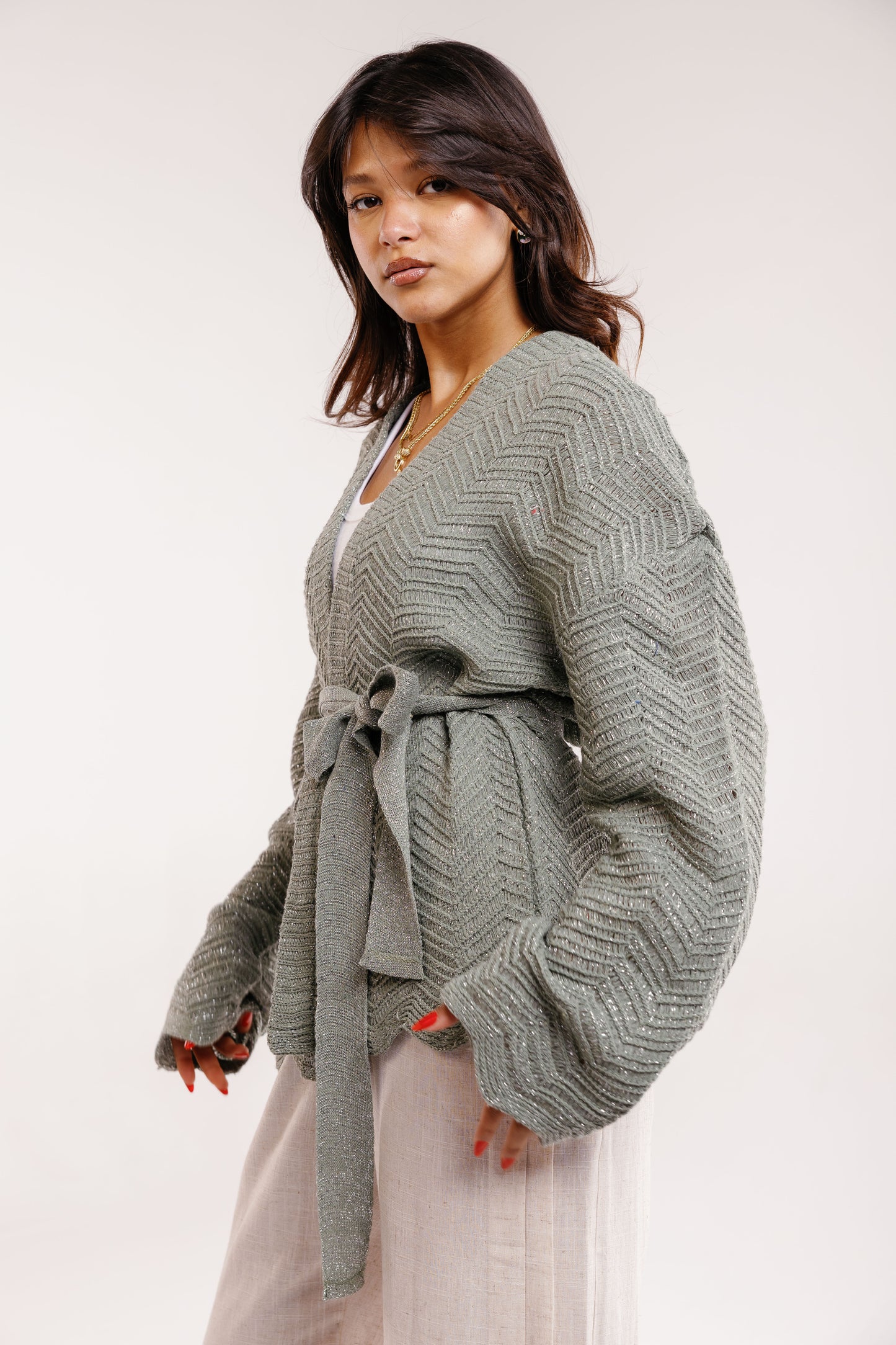 Rosalie Knit 2.0 Cardigan in Mint