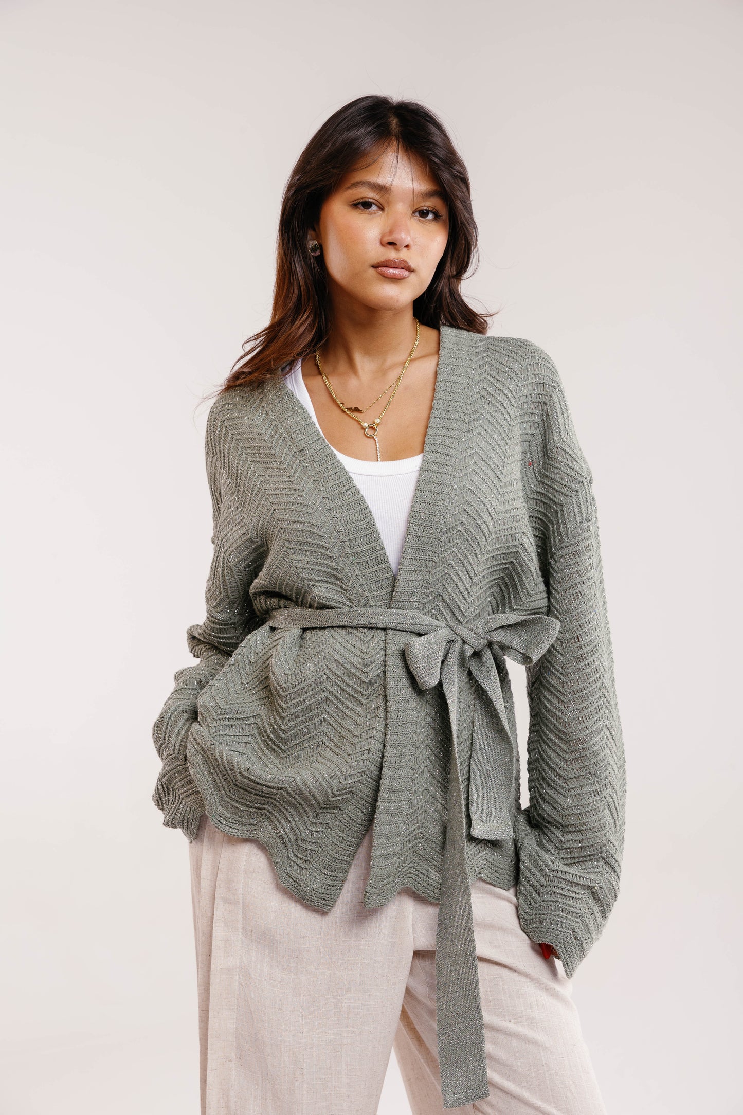 Rosalie Knit 2.0 Cardigan in Mint