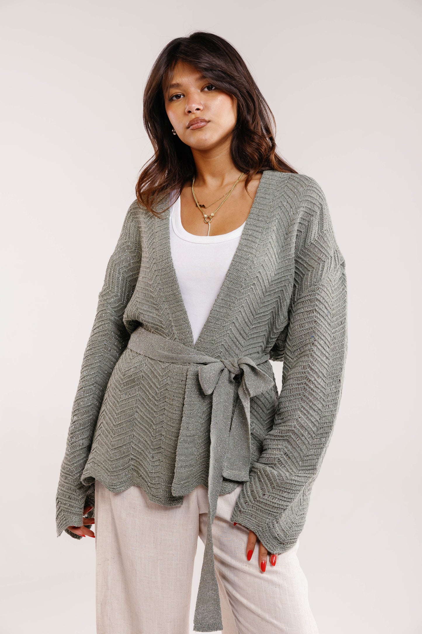 Rosalie Knit 2.0 Cardigan in Mint