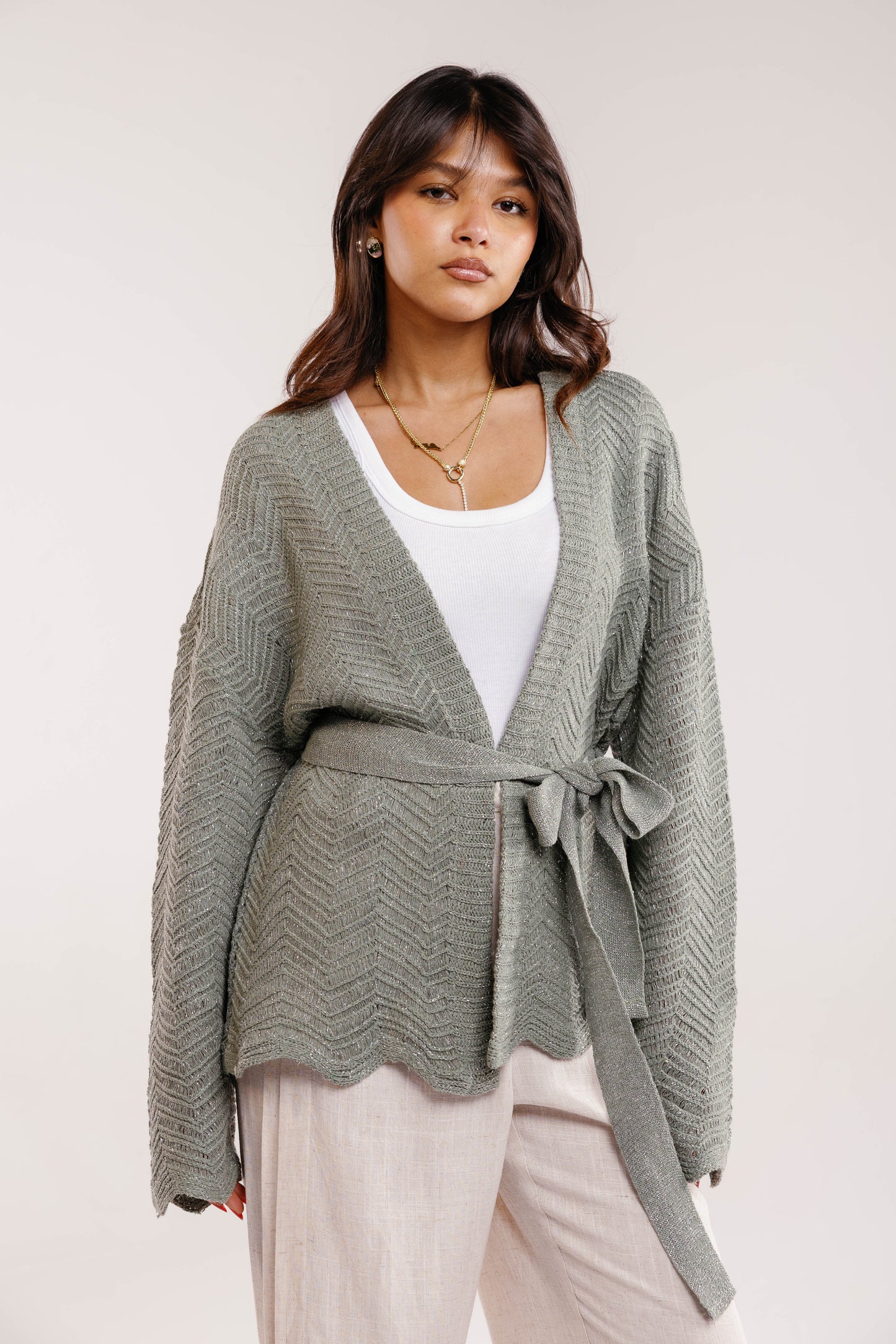 Rosalie Knit 2.0 Cardigan in Mint
