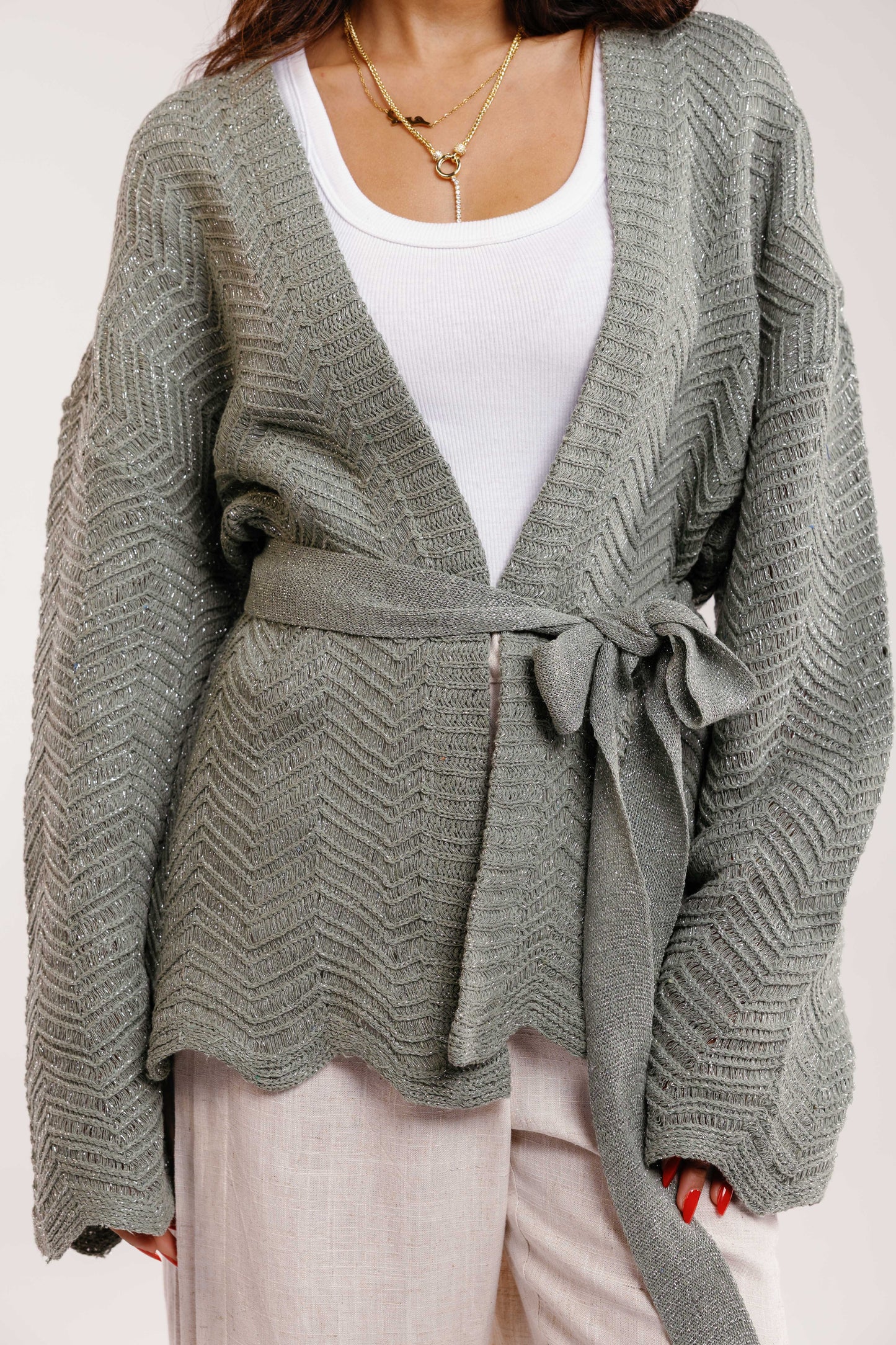 Rosalie Knit 2.0 Cardigan in Mint