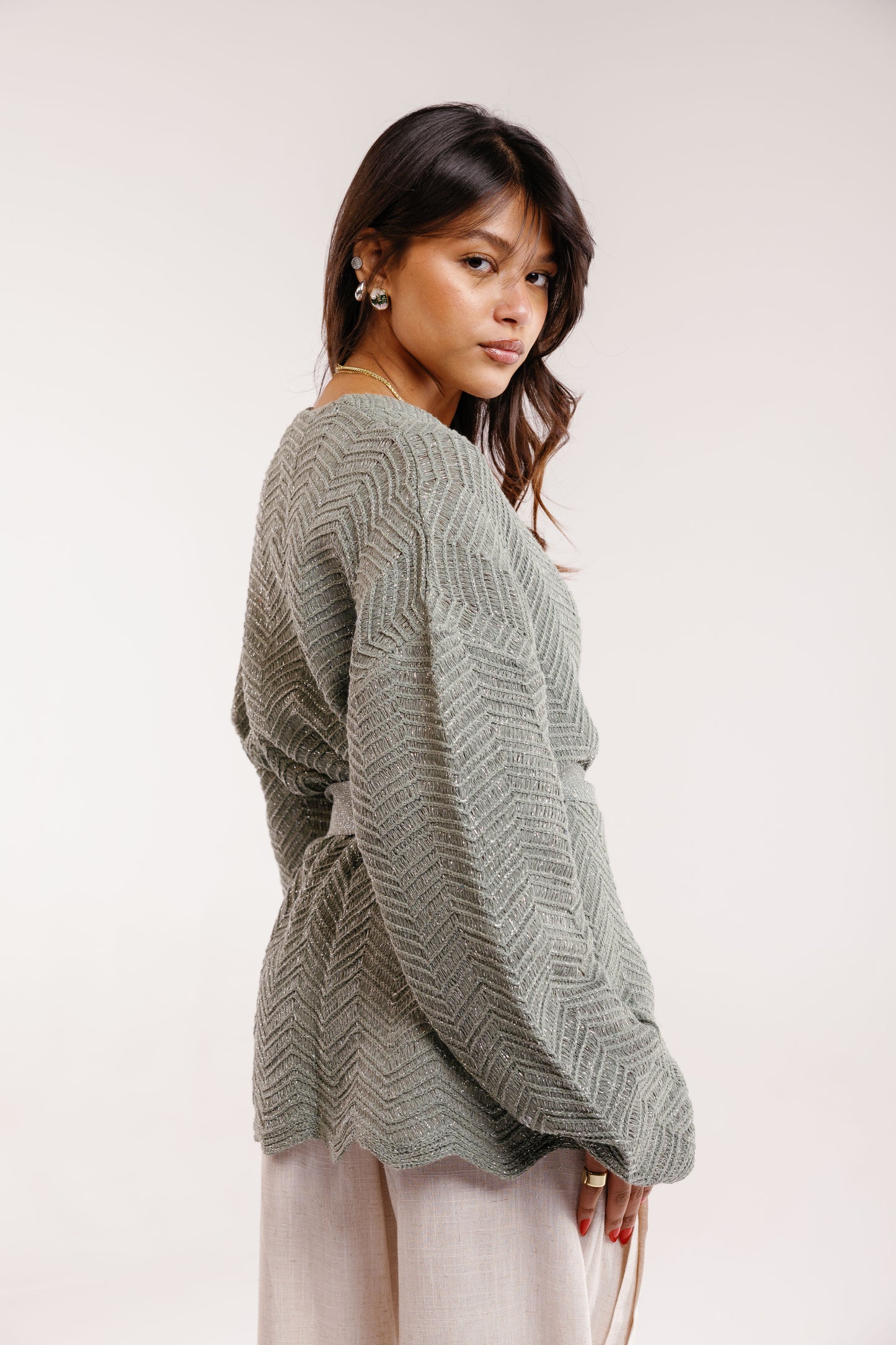 Rosalie Knit 2.0 Cardigan in Mint