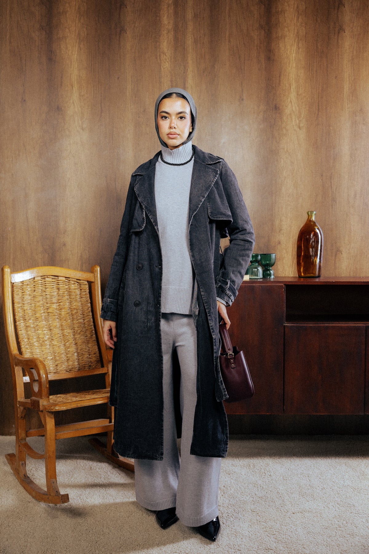 The Easy Days Denim Trench