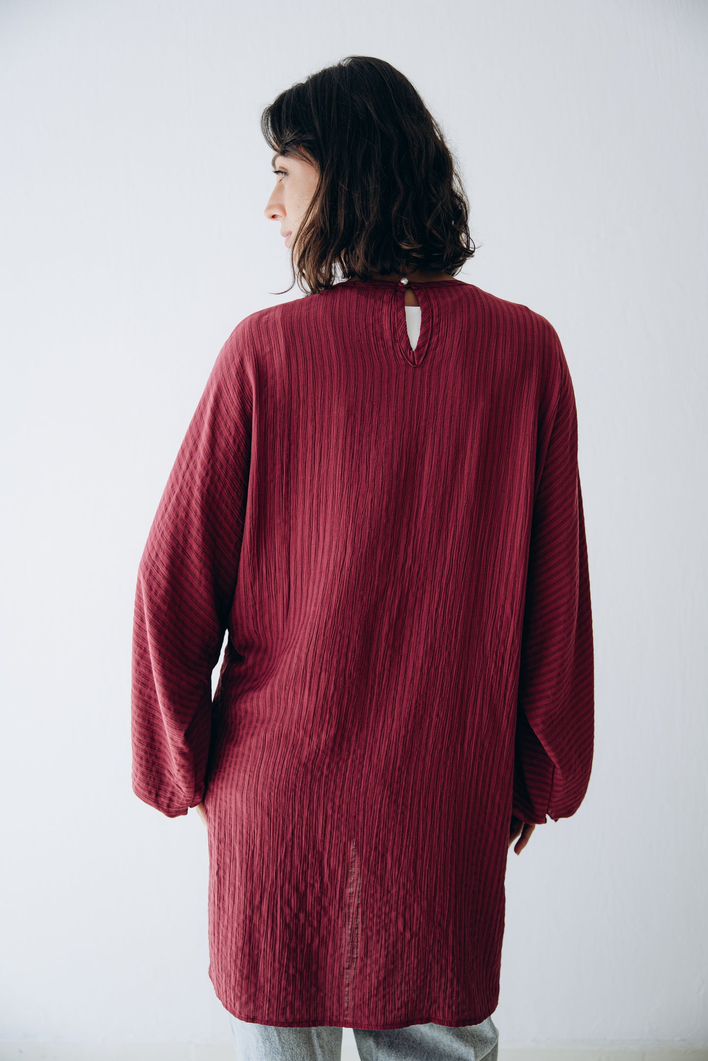 Willow Blouse in Ruby