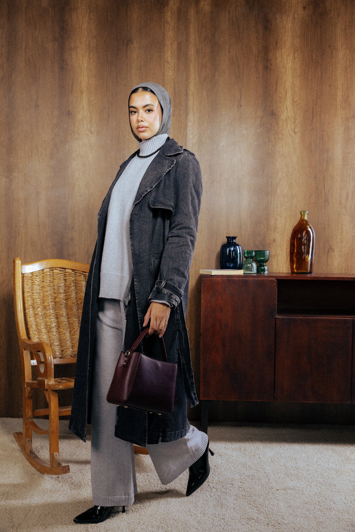 The Easy Days Denim Trench
