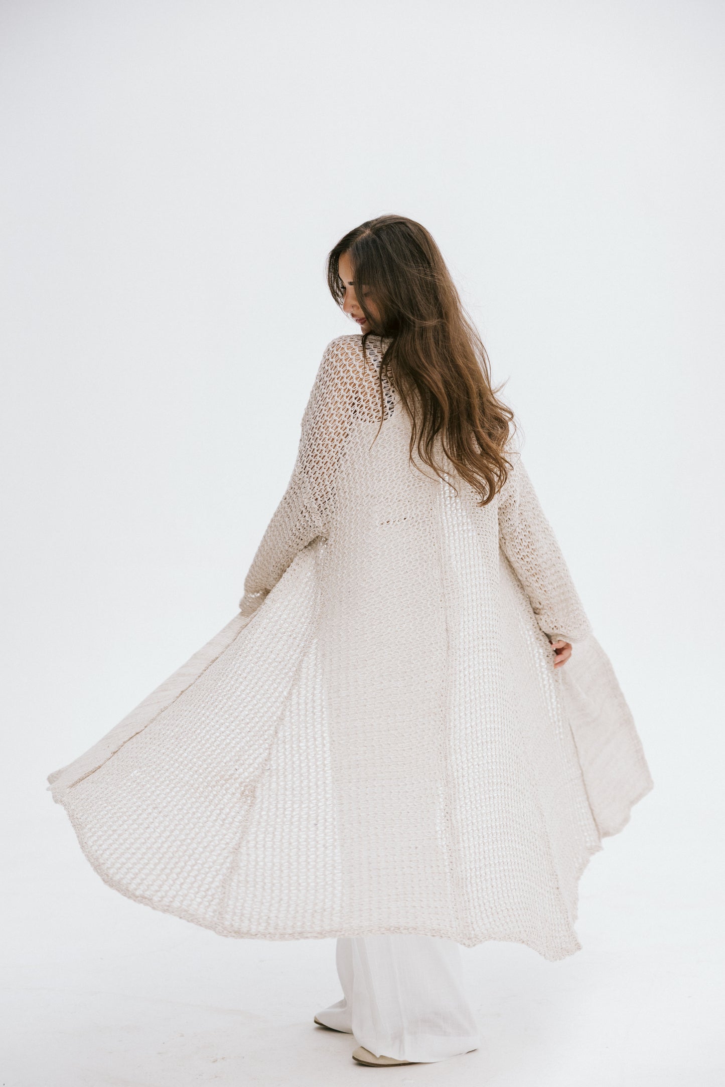 The Haze Cardigan in Beige 2.0