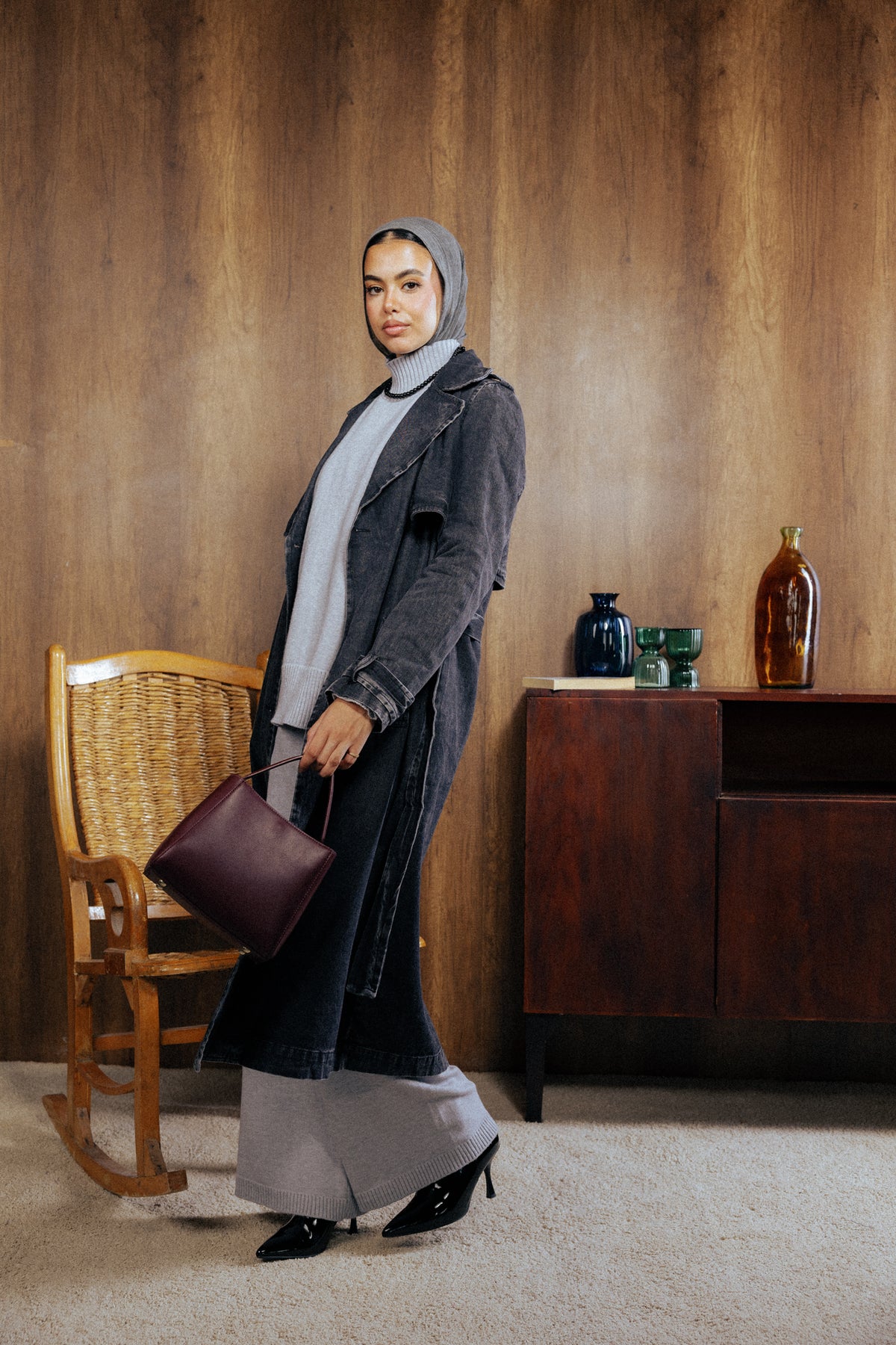 The Easy Days Denim Trench