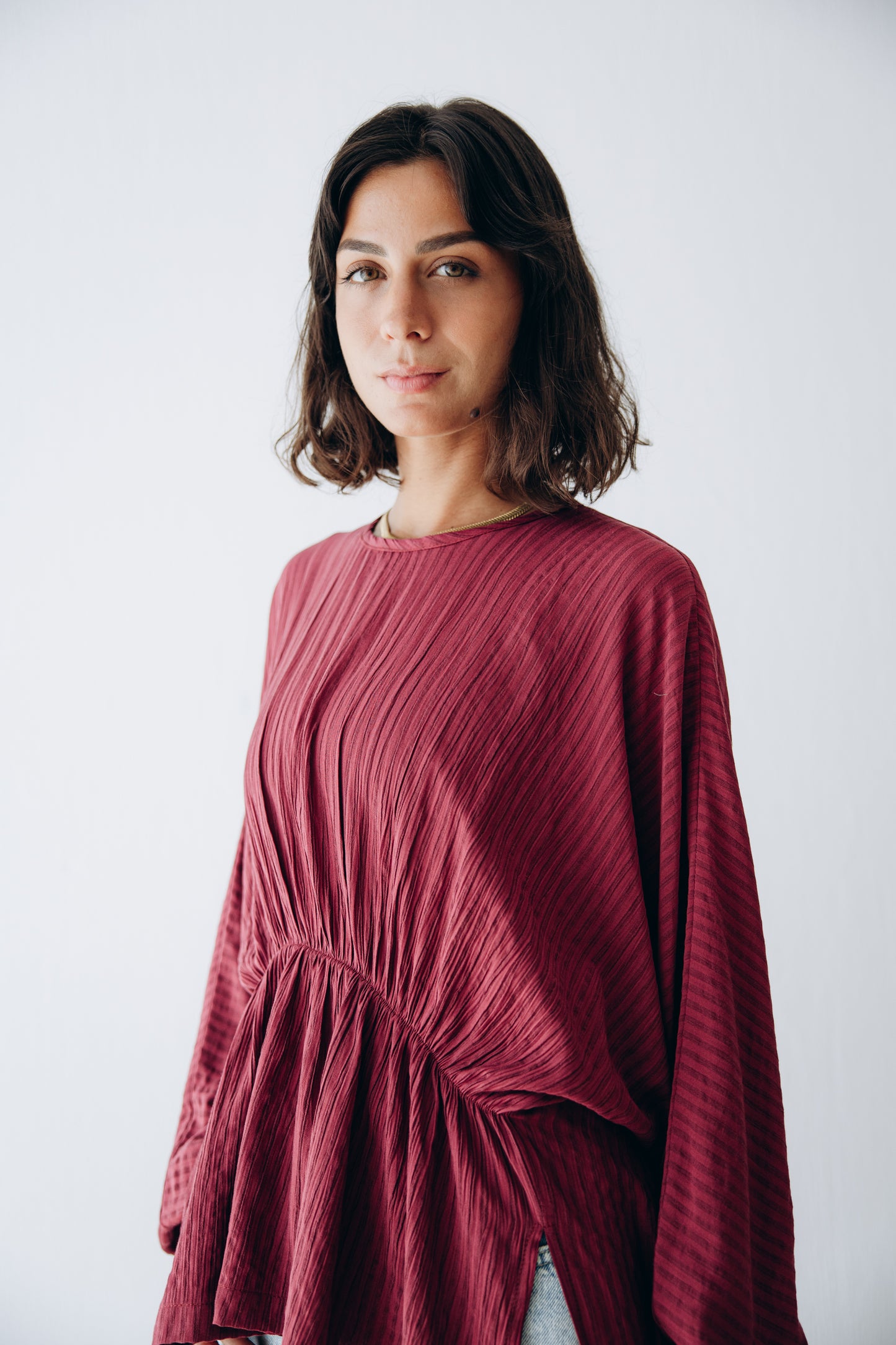 Willow Blouse in Ruby
