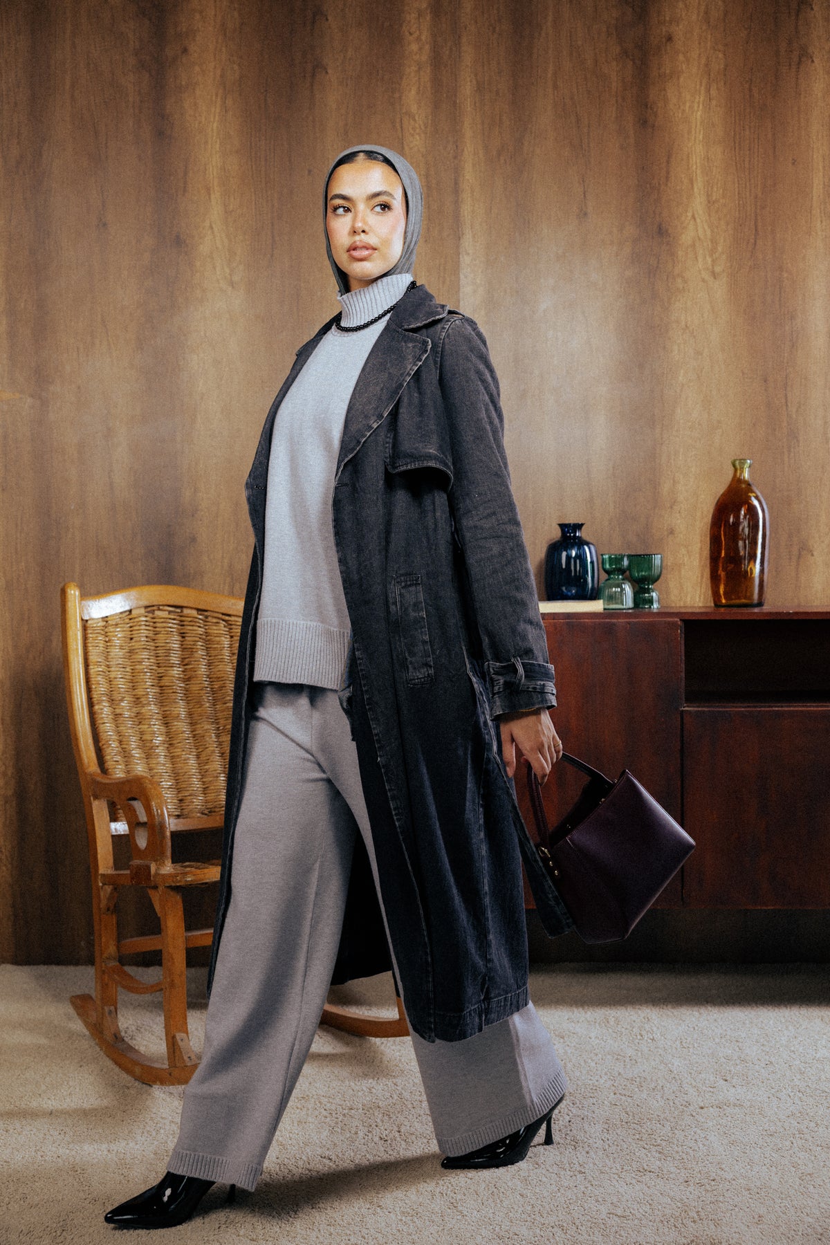 The Easy Days Denim Trench
