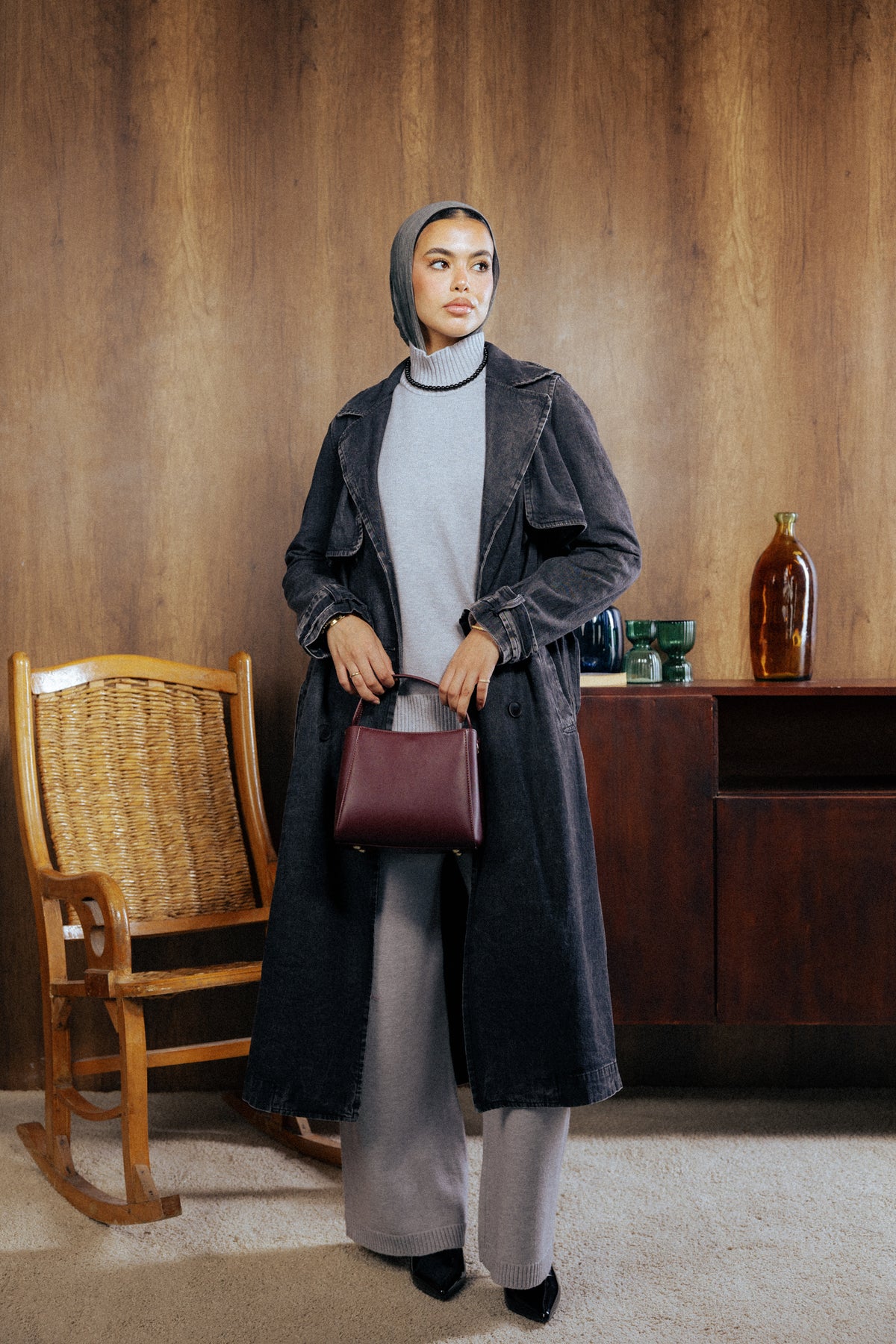 The Easy Days Denim Trench