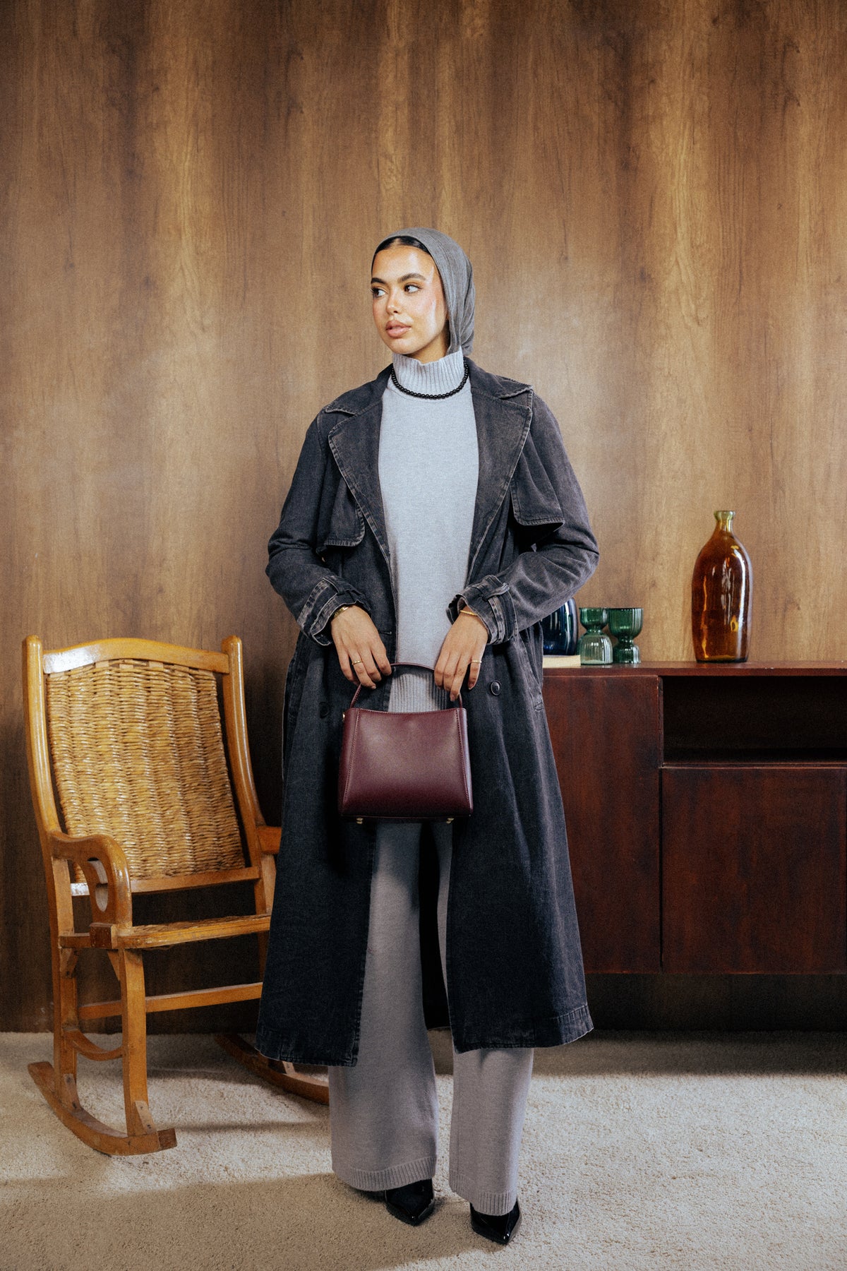 The Easy Days Denim Trench