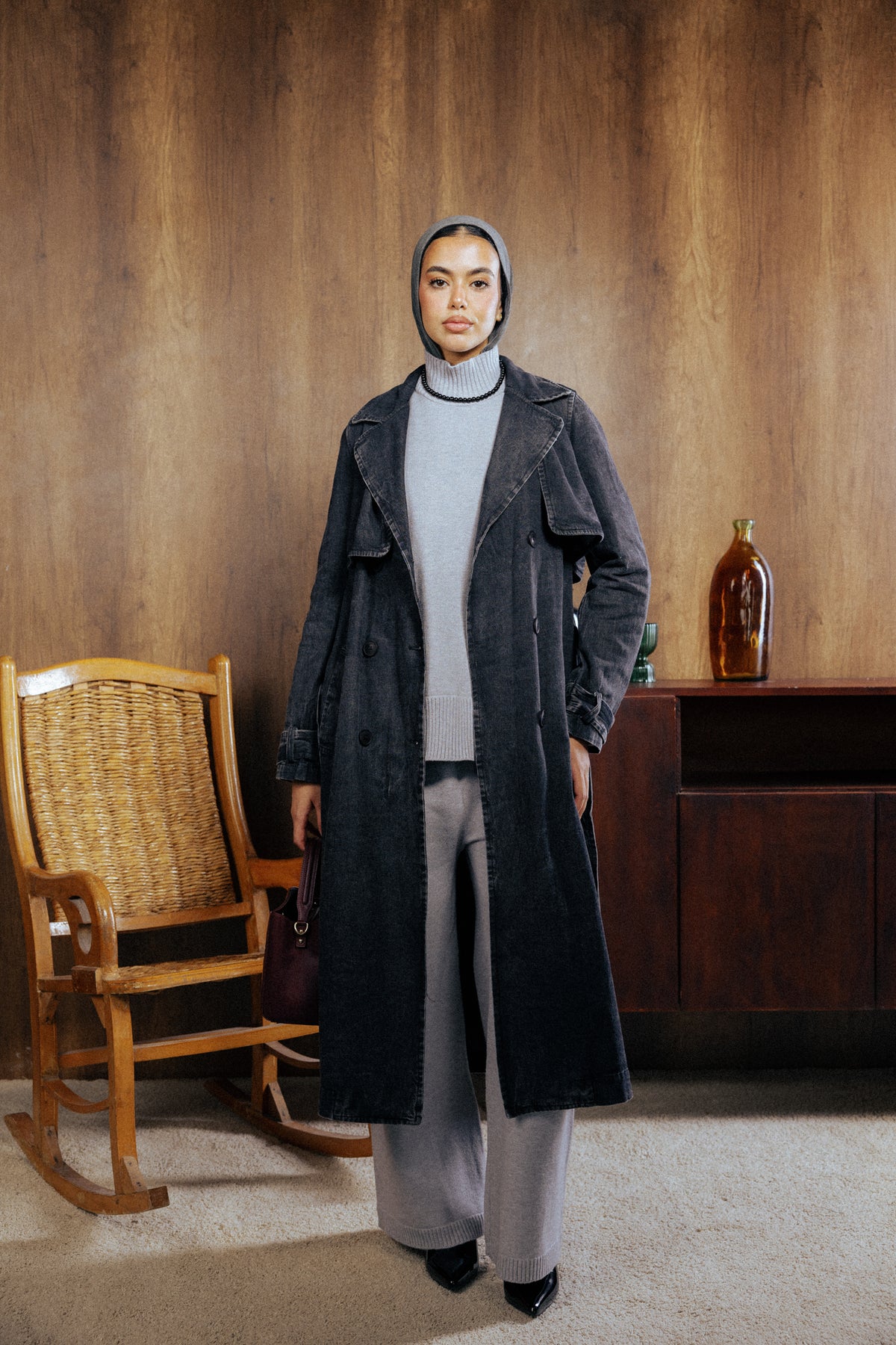 The Easy Days Denim Trench