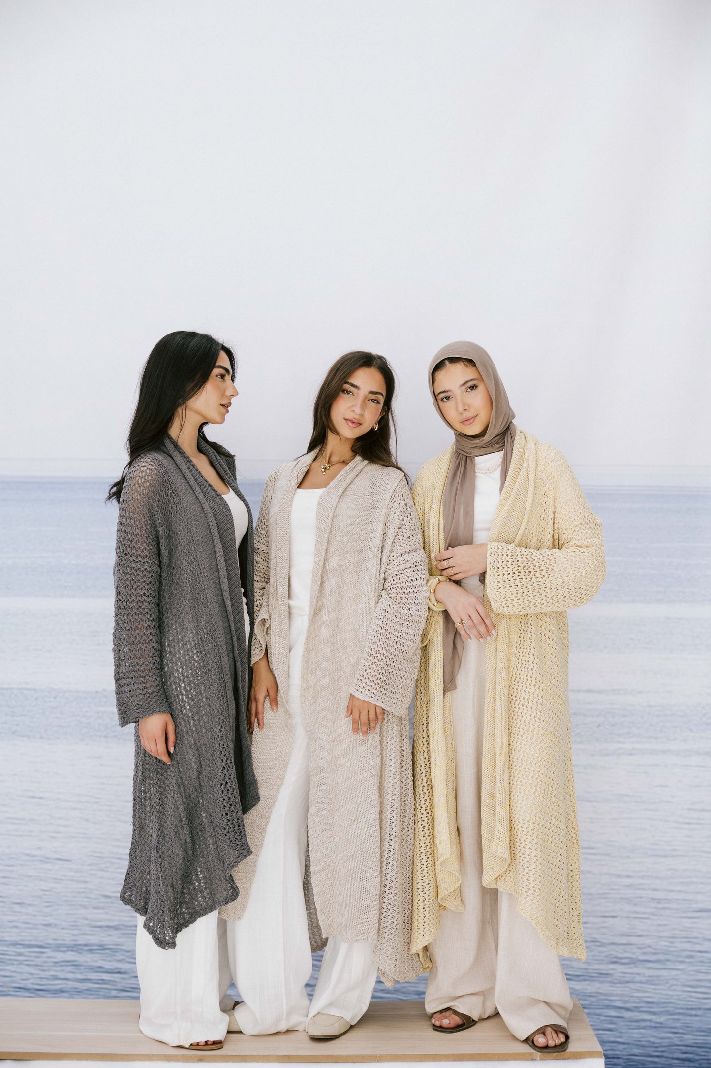 The Haze Cardigan in Beige 2.0