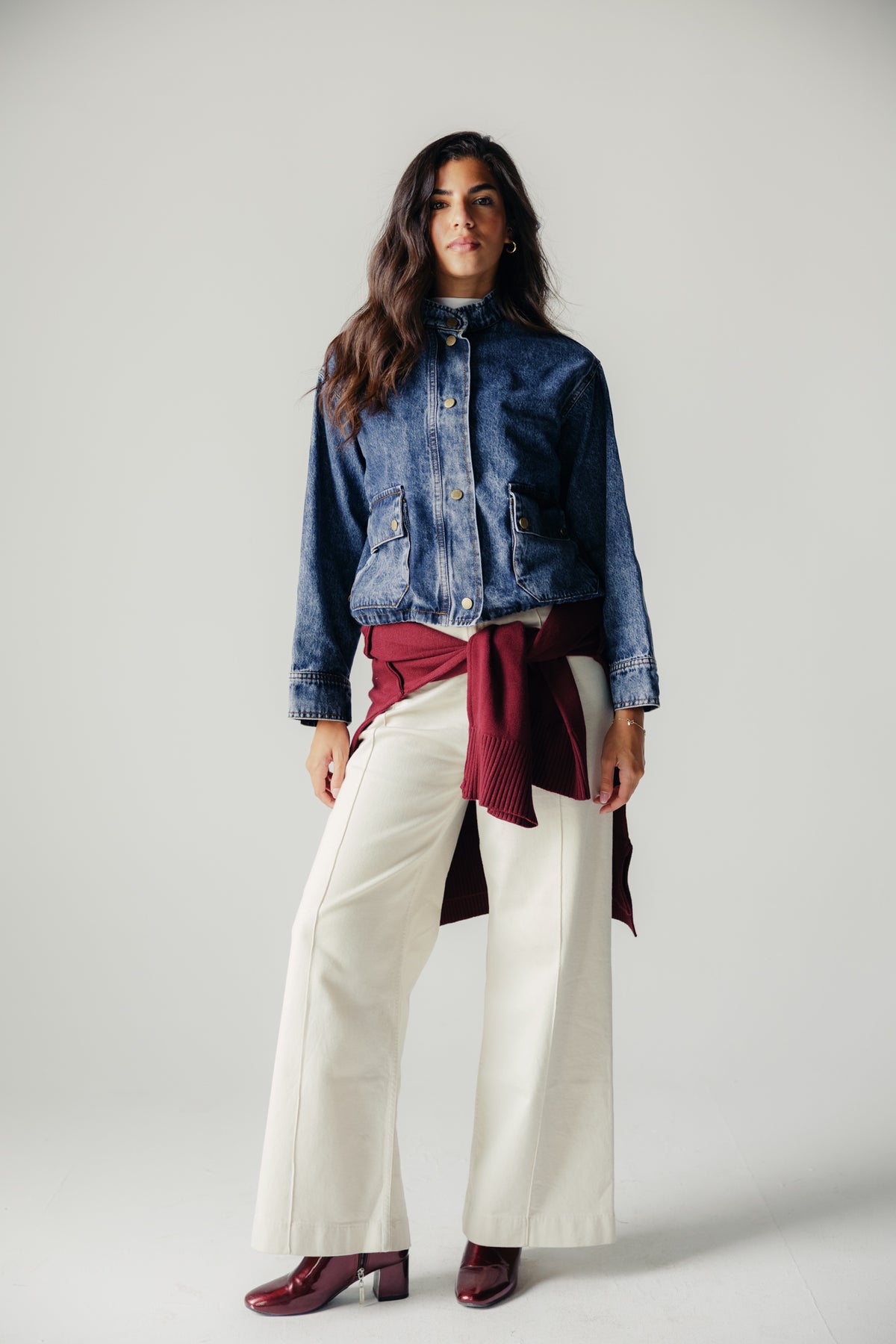 The Outline Crop Denim