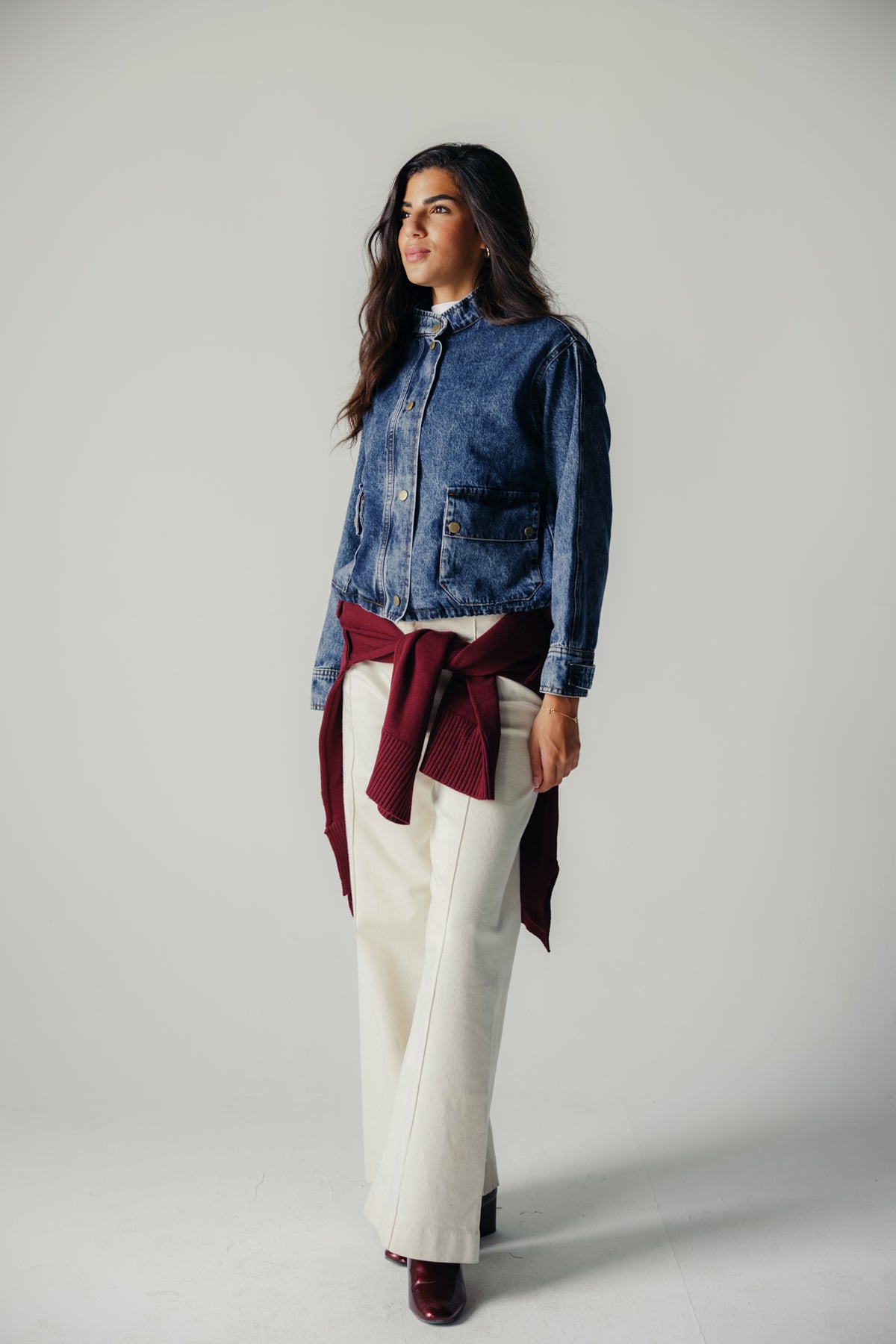 The Outline Crop Denim