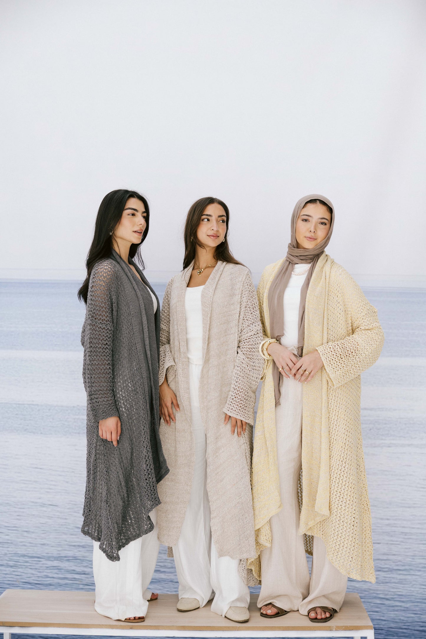 The Haze Cardigan in Beige 2.0