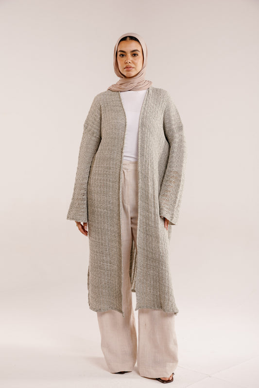 Cloud Knit Cardigan in Basil