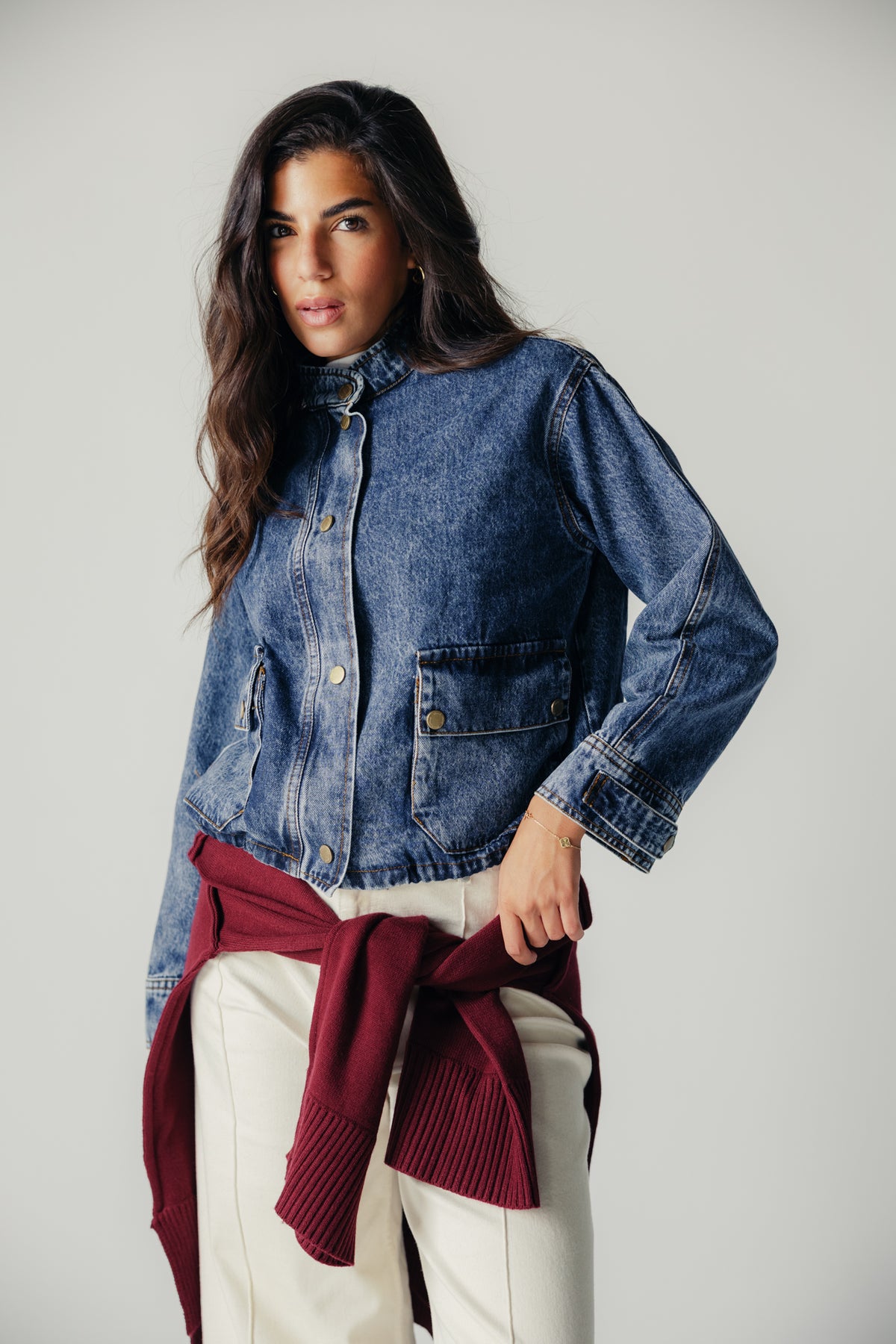 The Outline Crop Denim